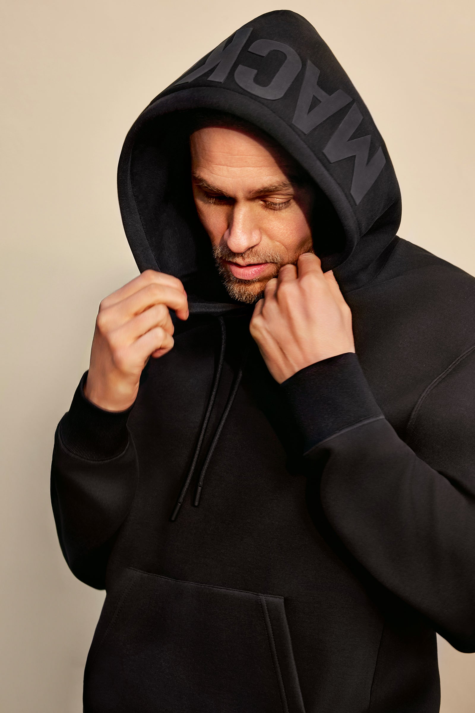 Kolton, double-face jersey logo hoodie | Mackage® US