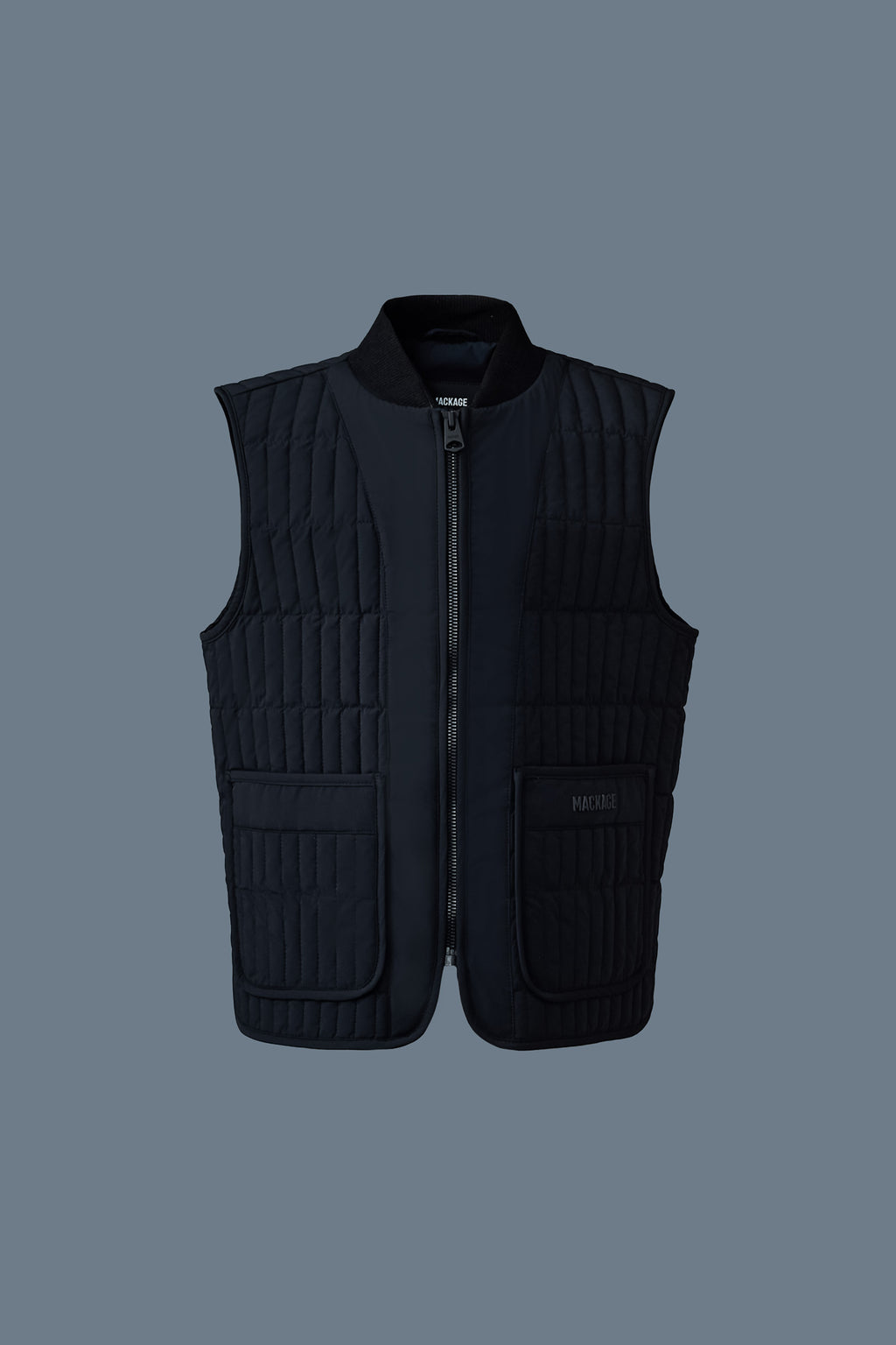MARKAWARE ／ SILK SHORT DOWN VEST markaware reversible down vest mens 1