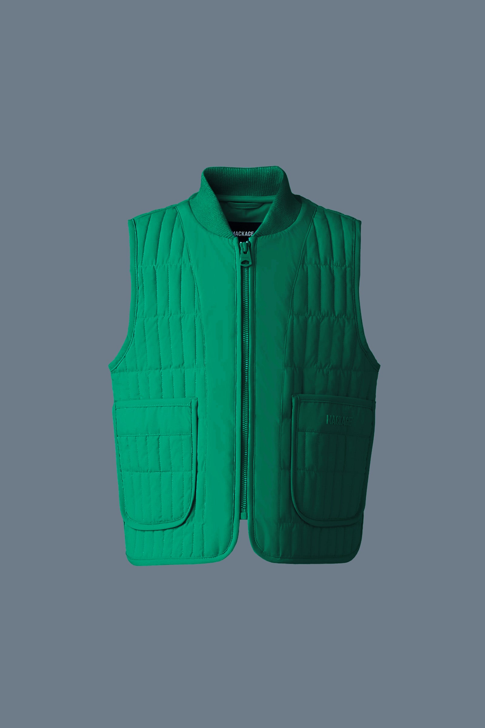 Kori, light down vertical quilted vest | Mackage® US
