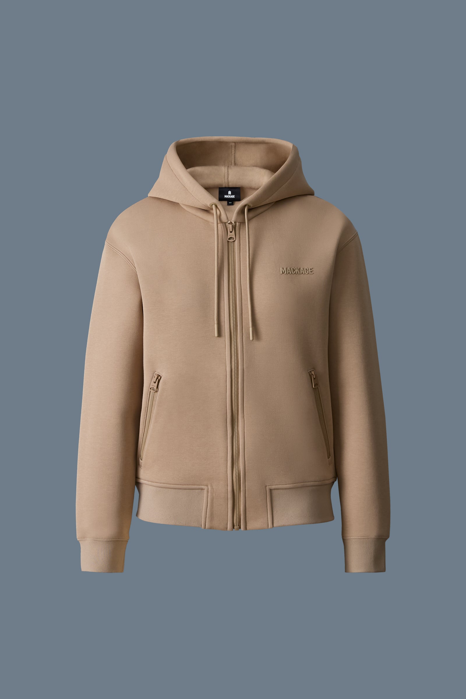 お歳暮 時期 Kryssa, Double-Face Zip-Up Hoodie | Mackage® US トップス