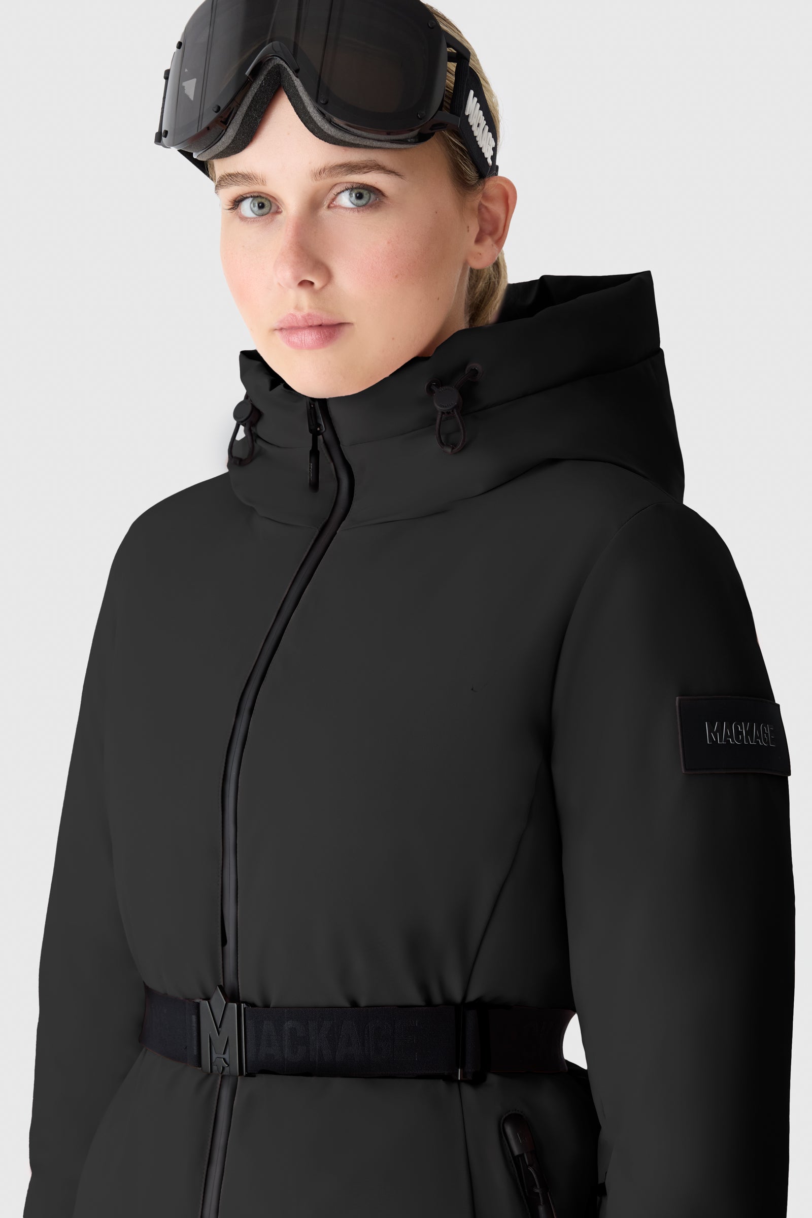 KRYSTAL-R Down Ski Jacket With Belt for Women | Mackage® US