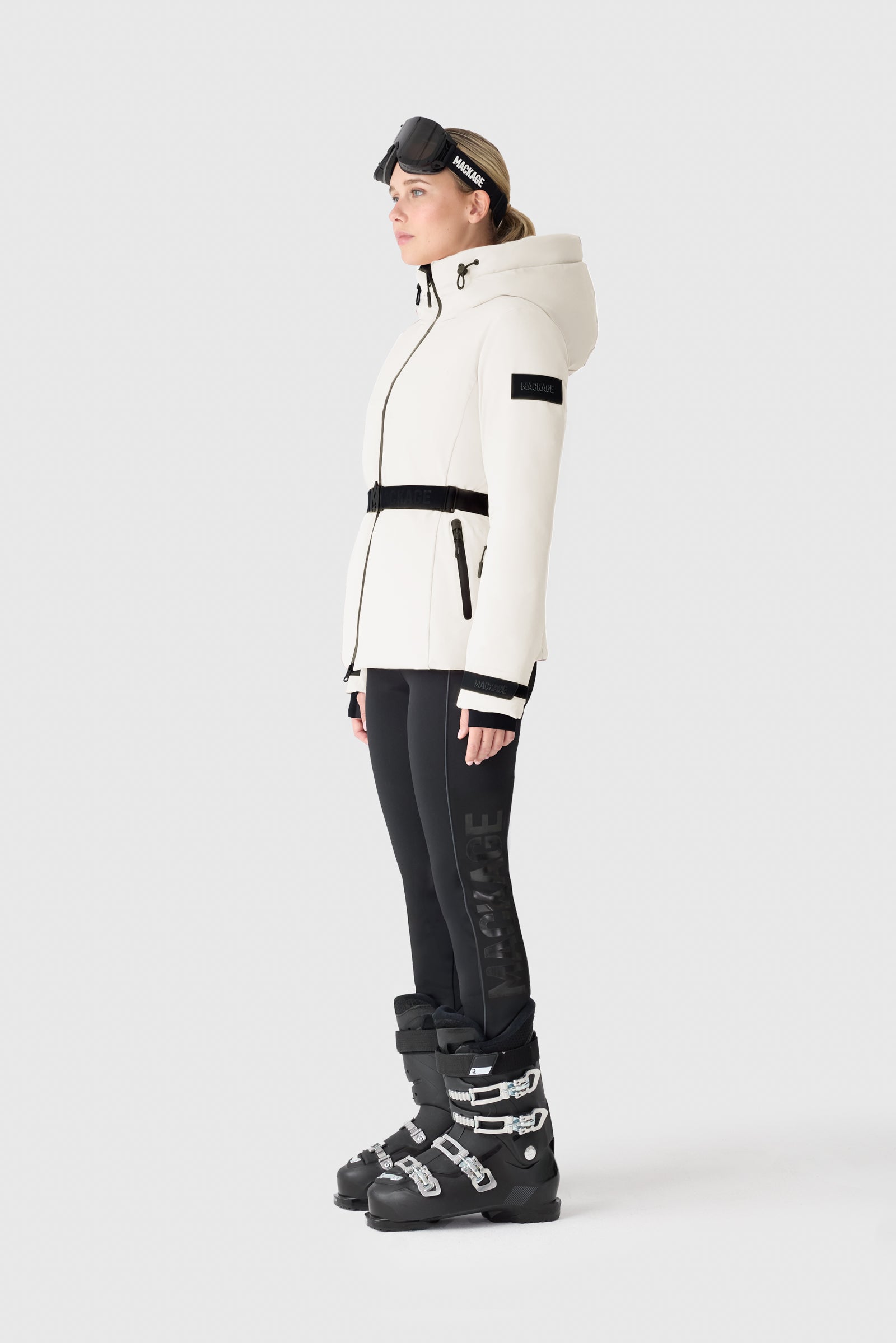 KRYSTAL-R Down Ski Jacket With Belt for Women | Mackage® US