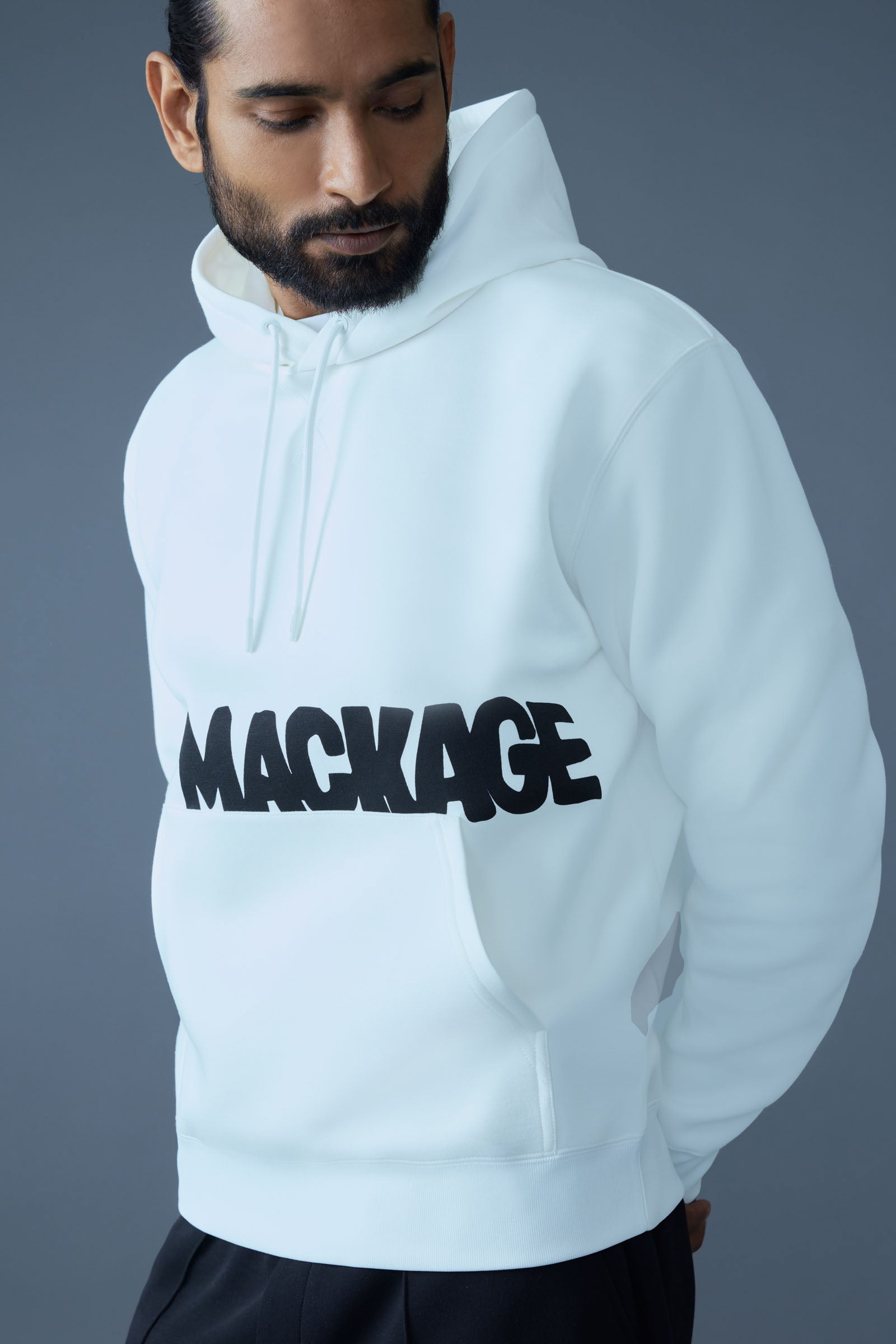 Krystian-PR, Double-Face Jersey Logo Hoodie | Mackage® US Krystian-PR, Double-Face Jersey Logo Hoodie | Mackage® US