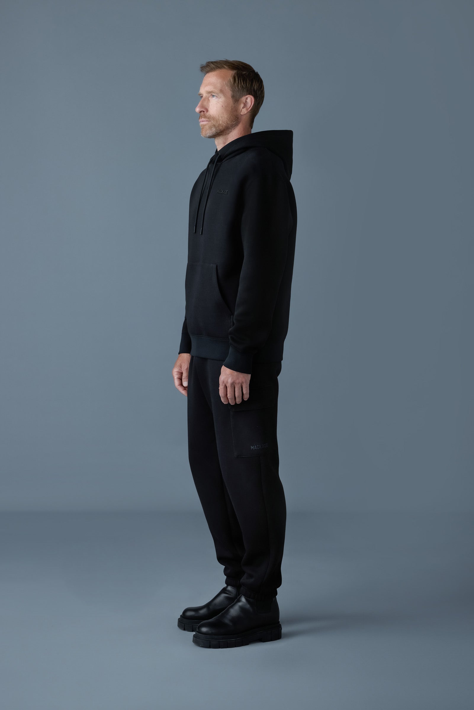 KRYSTIAN Double-Face Jersey Hoodie for Men | Mackage® US