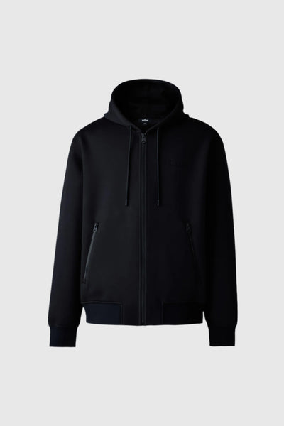 （送料込み）Mackage KRYSTIAN ダブルフェイスフーディー Krystos, double-face jersey zip-up hoodie | Mackage® US
