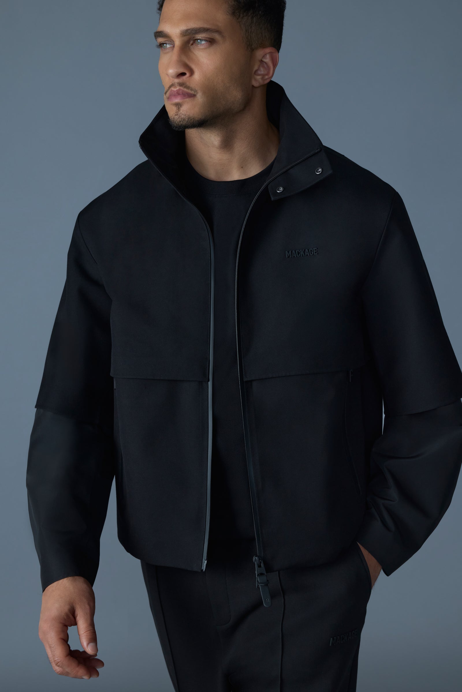 LANE - Long Modular Raincoat for Men | Mackage® US