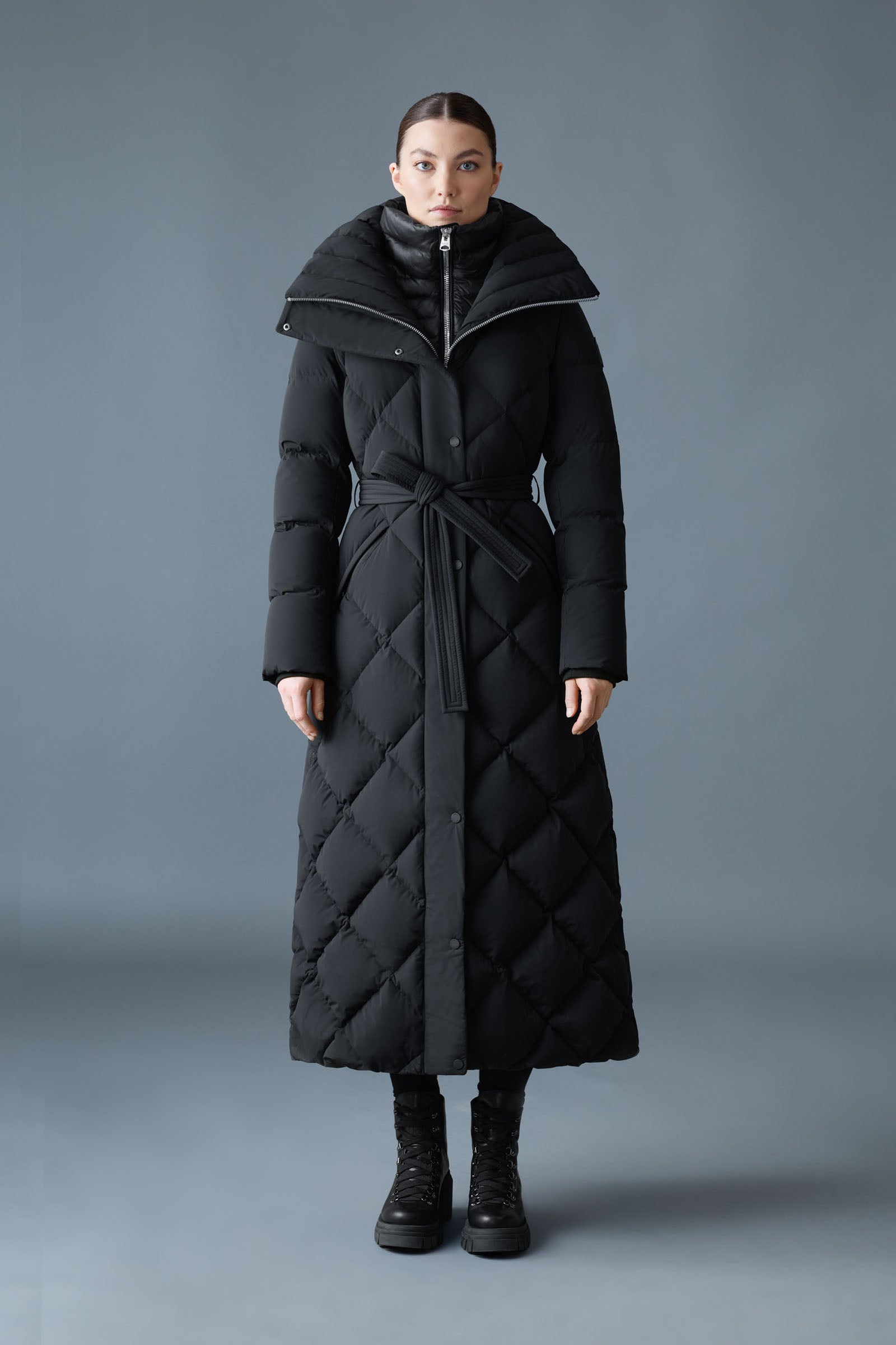 LAURELLA 2-in-1 Light Down Belted Coat for Women | Mackage® US