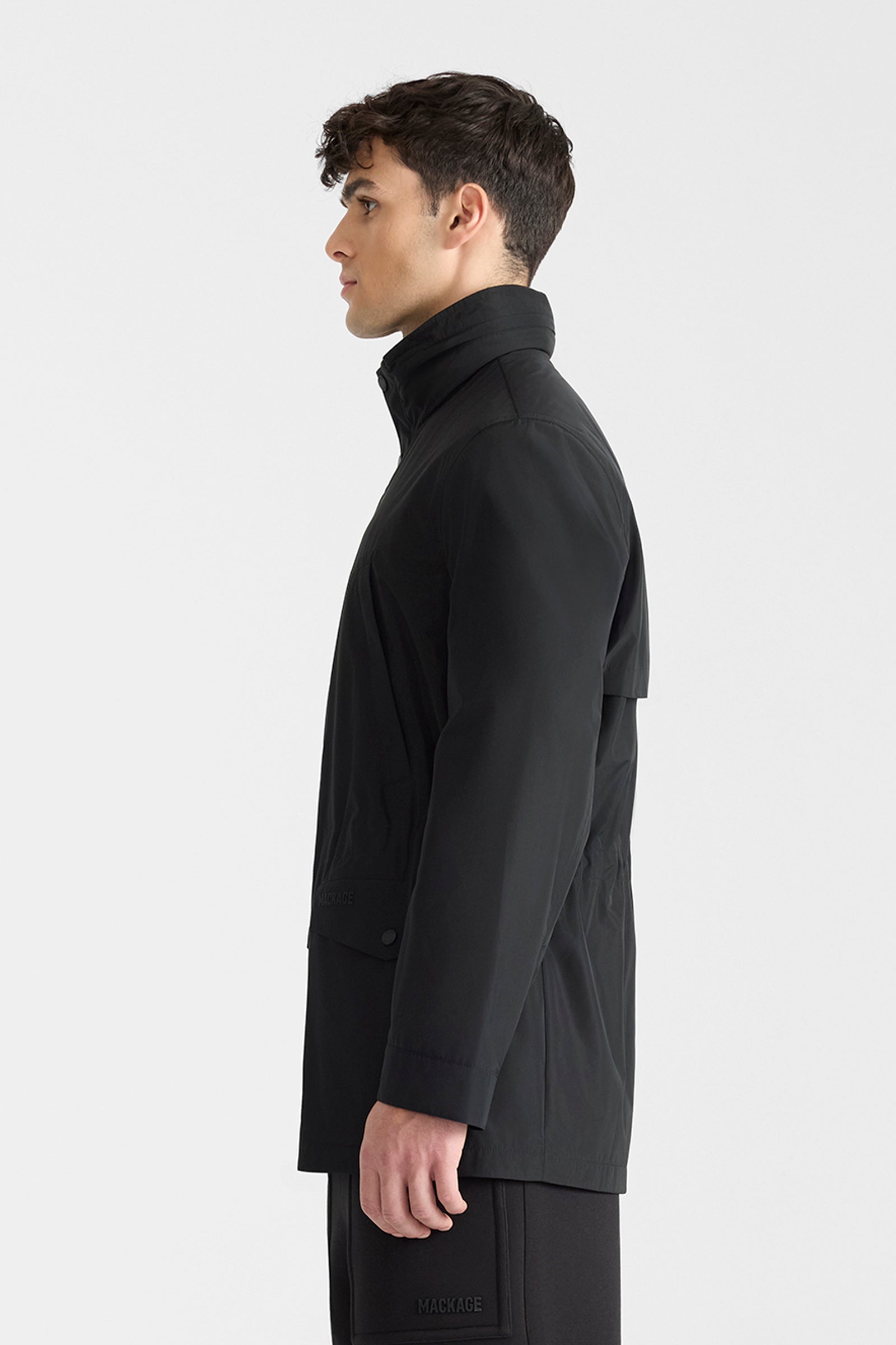 LIONEL Medium-Length Rain Jacket for Men | Mackage® US