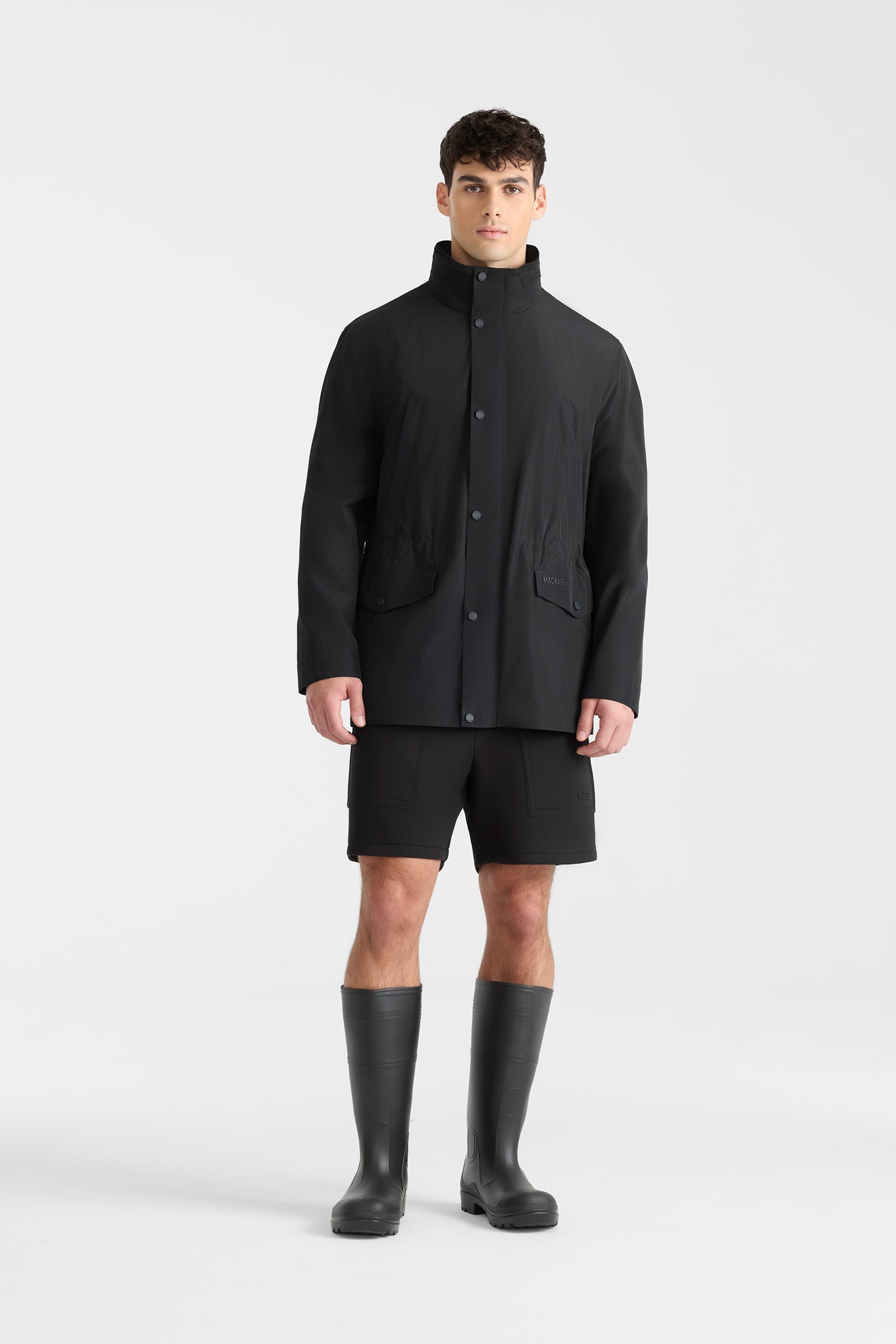 LIONEL Medium-Length Rain Jacket for Men | Mackage® US
