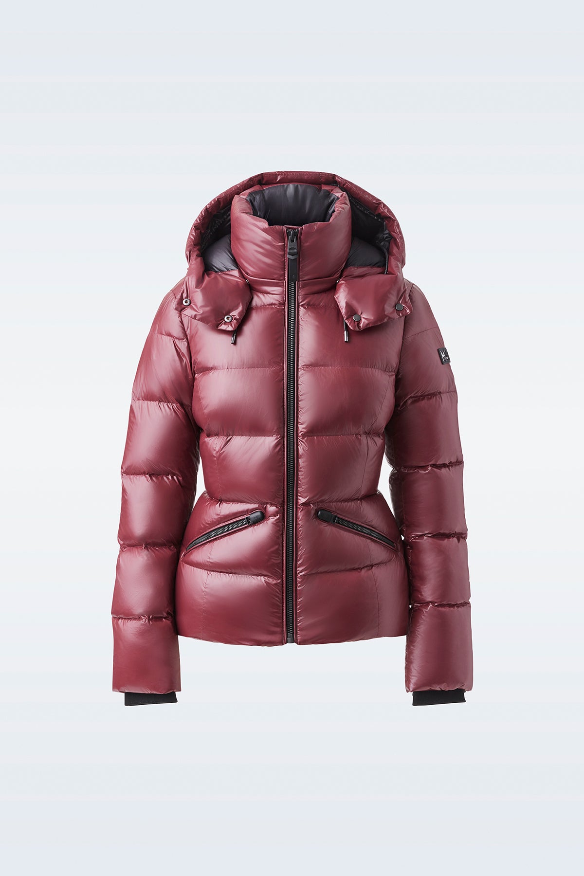 【人気完売】MACKAGE ダウンジャケット MADALYN-V レディース Madalyn, Lustrous light down jacket with hood for ladies