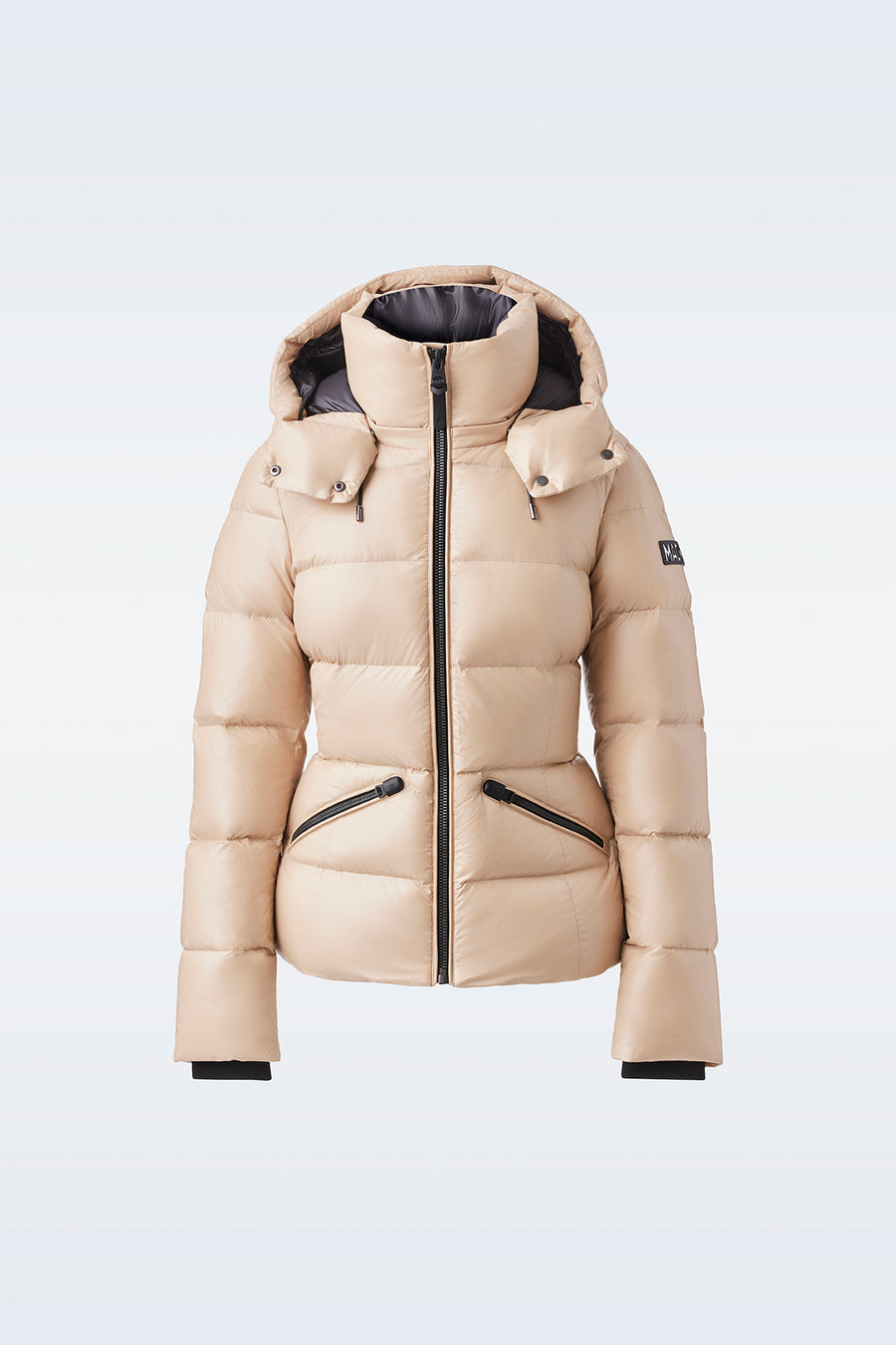Madalyn, Lustrous light down jacket with hood for ladies | Mackage® US