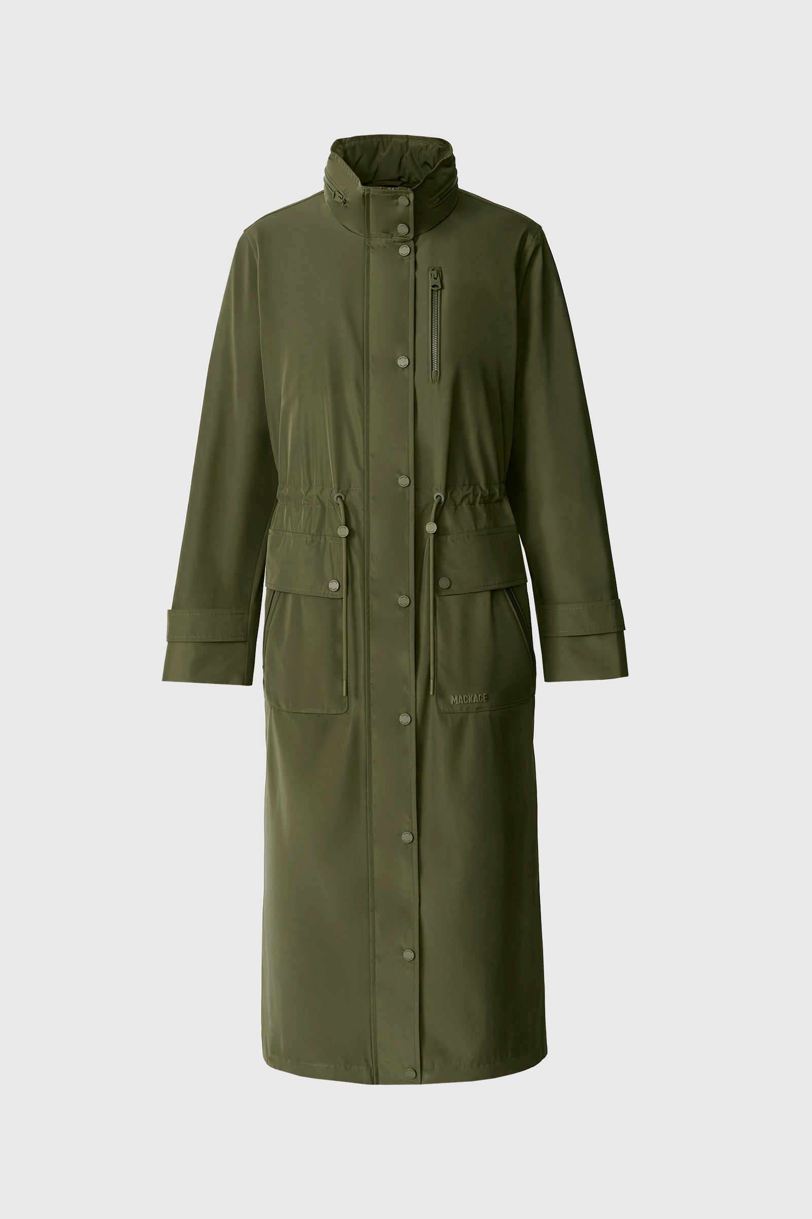 MAGDELENA Maxi-Length Rain Jacket for Women | Mackage® US