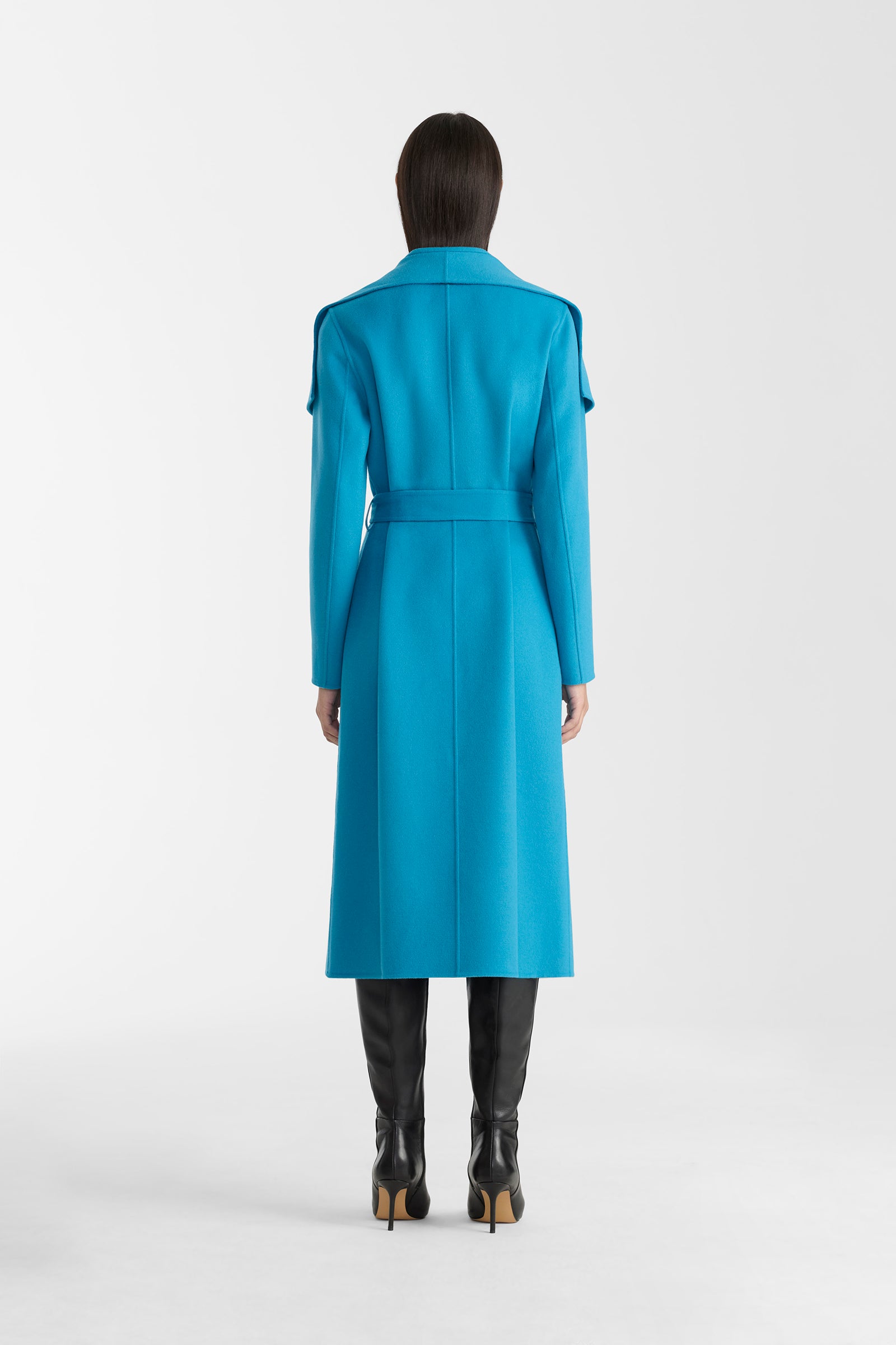MAI Double-face wool wrap coat for Women | Mackage® US