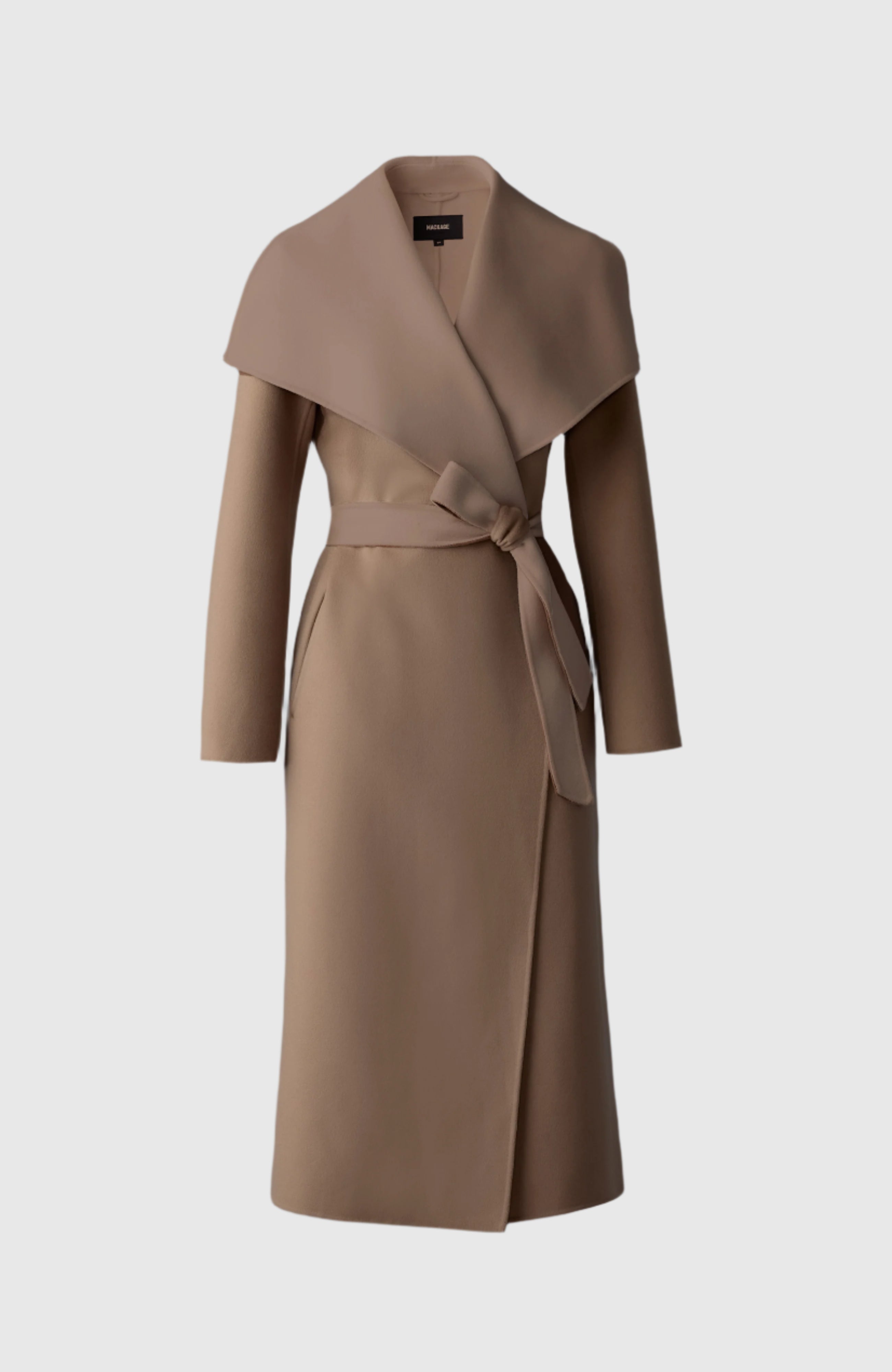 最終価格です⭐︎MACKAGE キャメル　メルトンコート MAI Double-face wool wrap coat for Women | Mackage® US