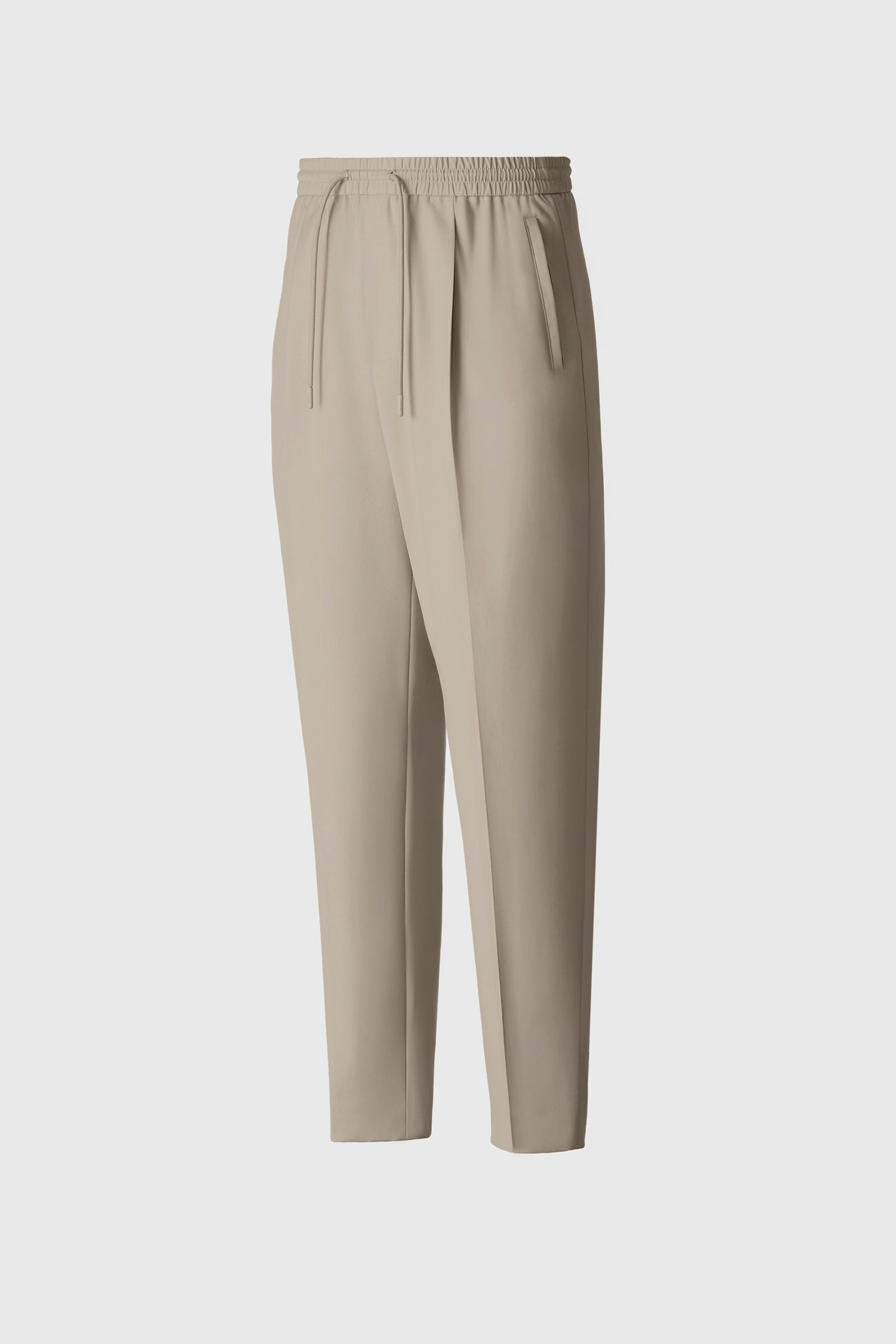 MARTIN-Z pleated wool pants with elasticized waist for Men