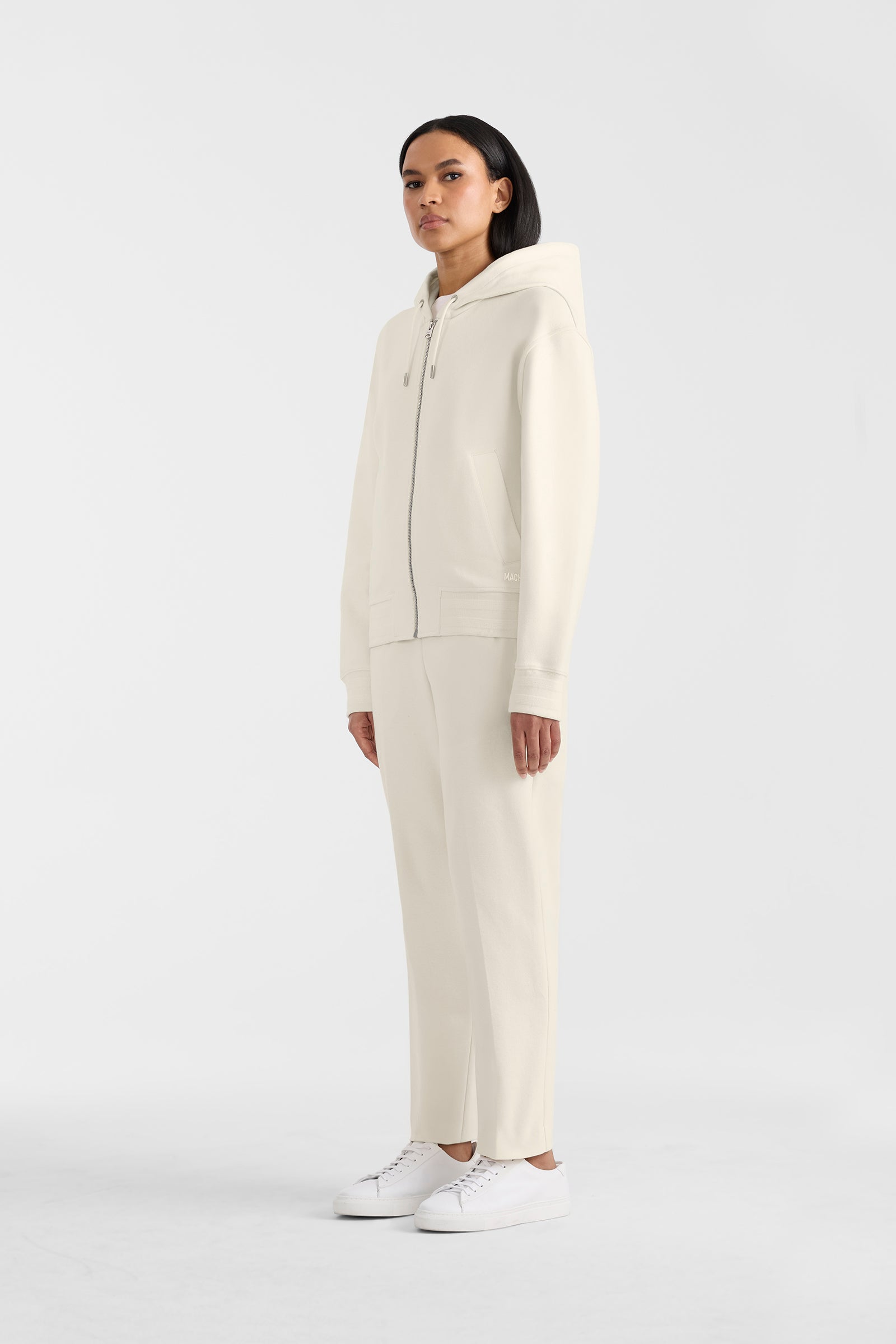 MATEA-K Brushed Knit Zip Hoodie for Women | Mackage® US