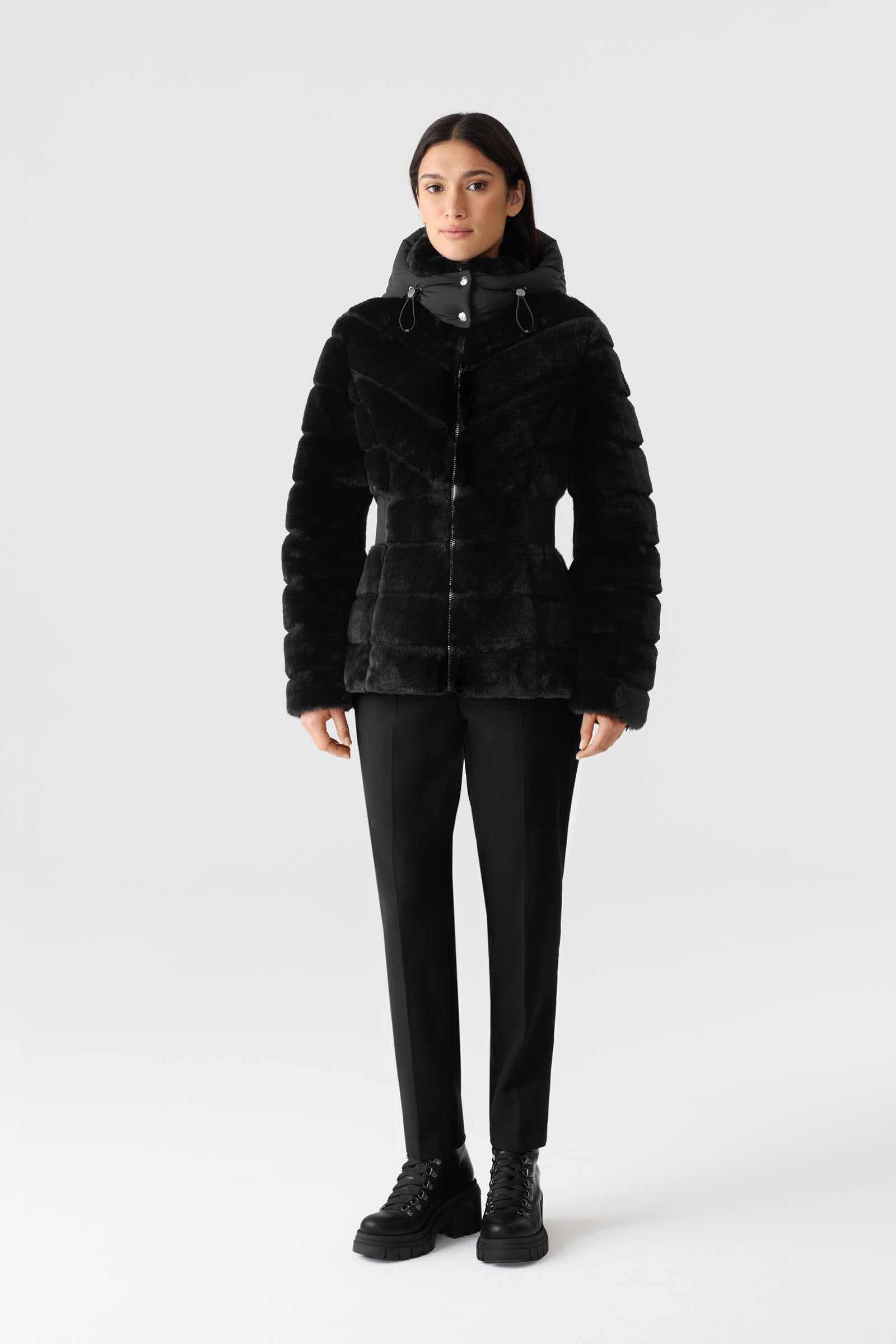 MIRANDA Mixed Media Down Jacket for Women | Mackage® US