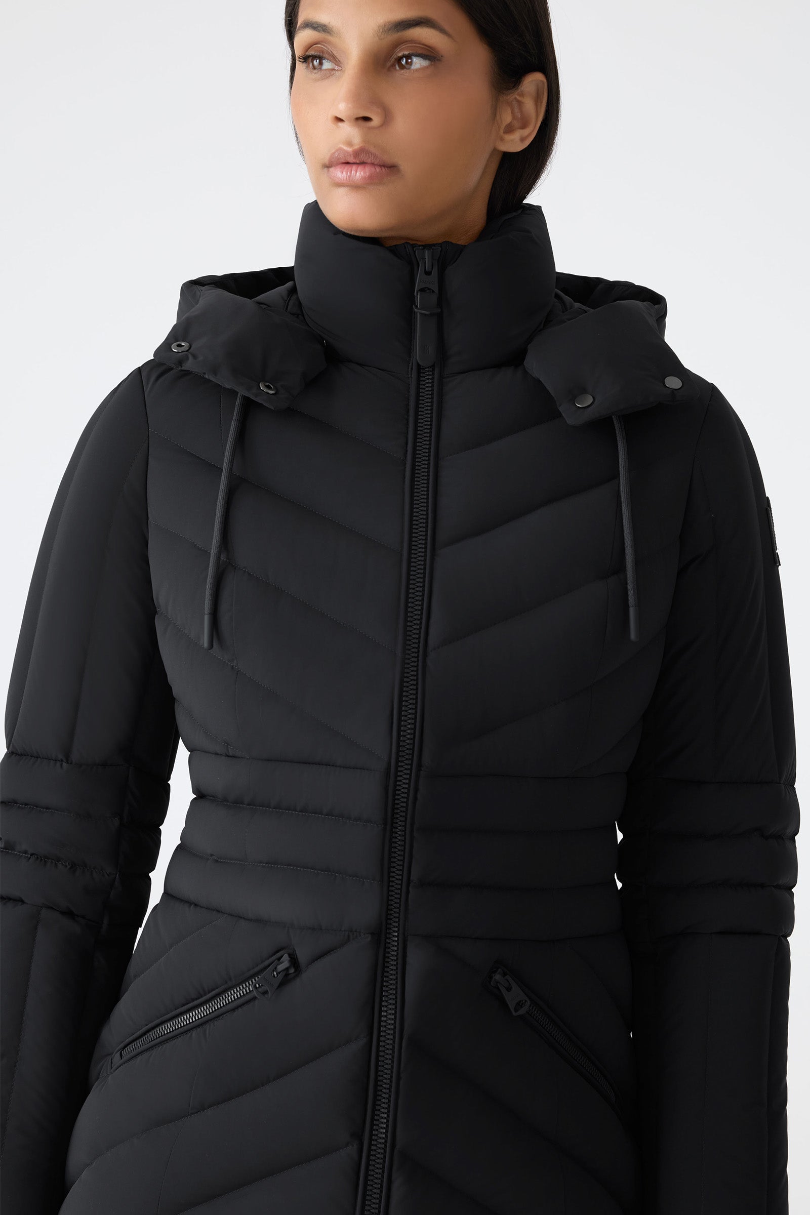 NADIA-NFZ Down Jacket With Storm Visor for Women | Mackage® US