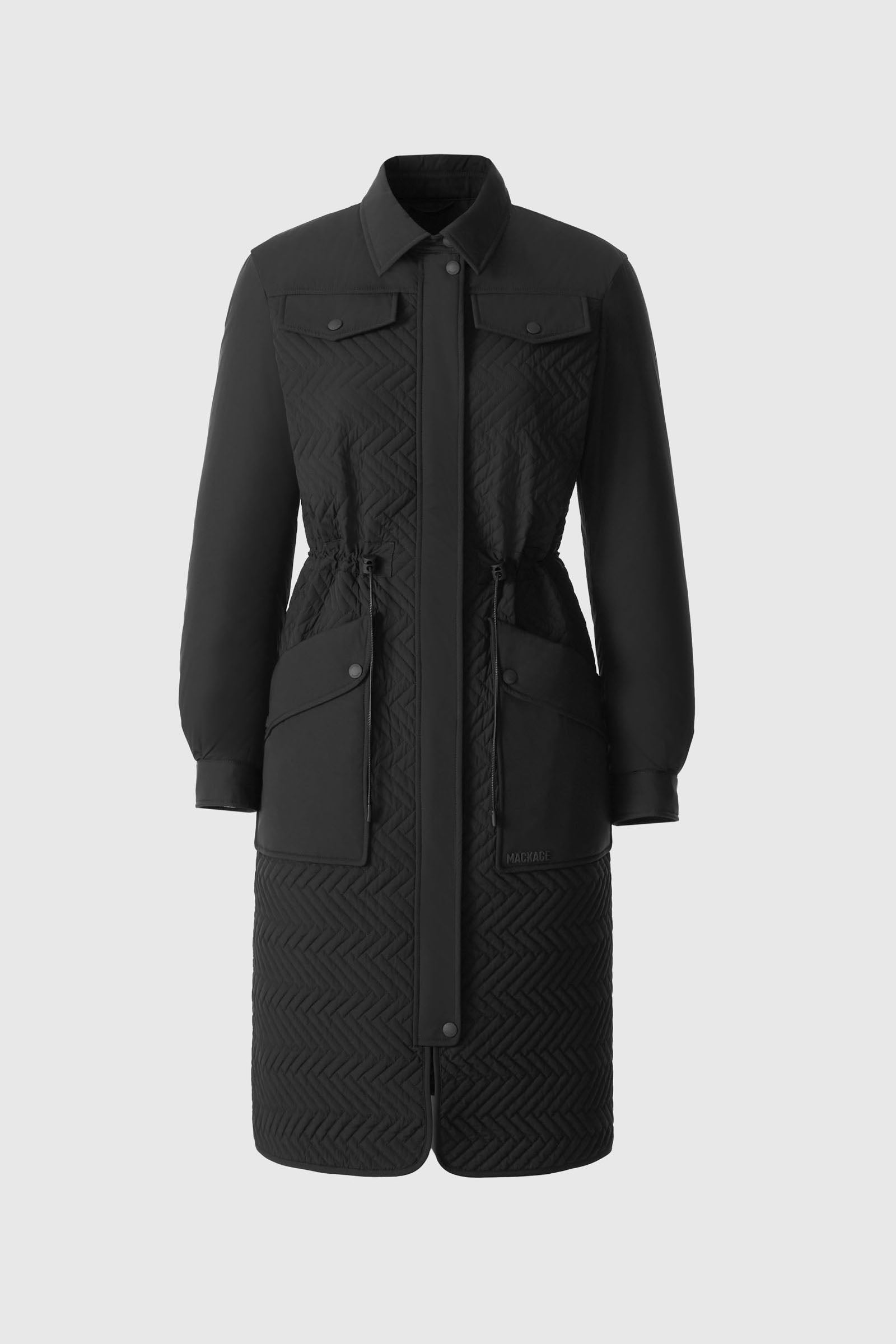【カナダ直送】MACKAGE MAI★ウールロングコート メーガン妃愛用 Mackage Belted Light Wool Coat | Saks Fifth Avenue