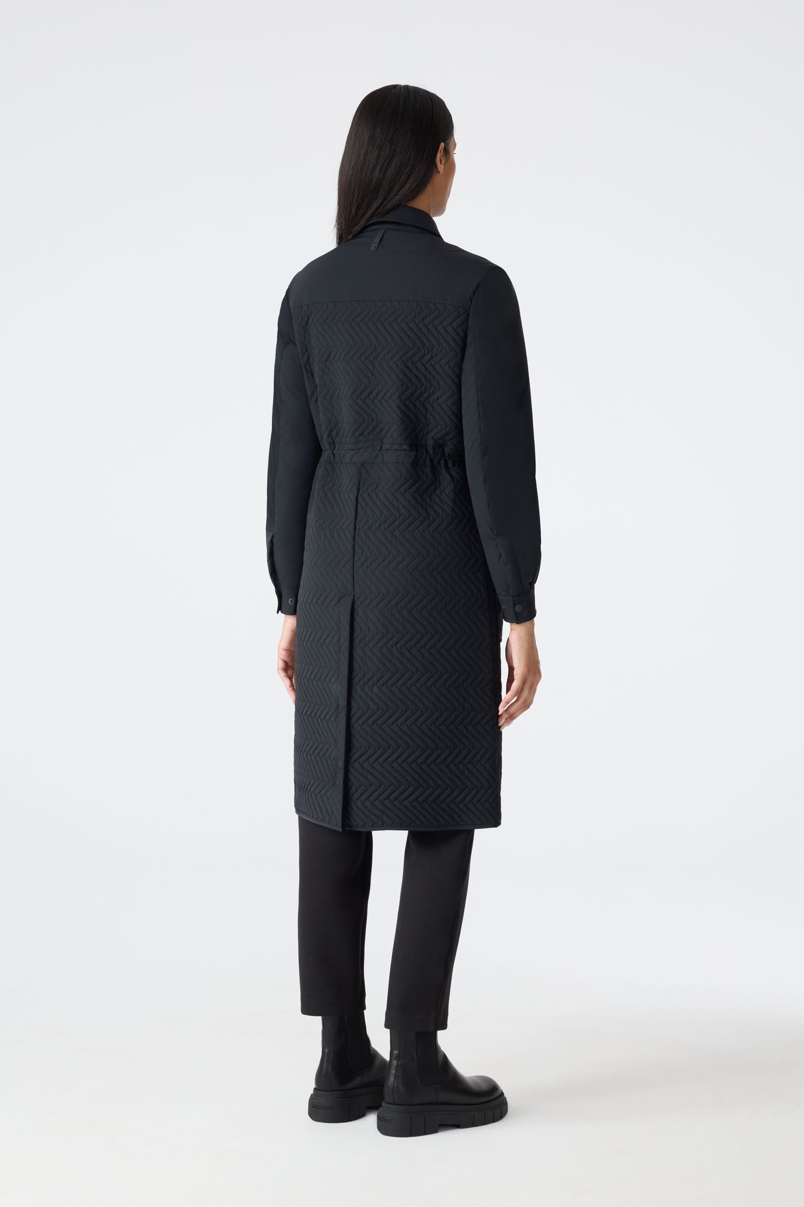 NAOLIN Long Down Quilted Coat for Women | Mackage US