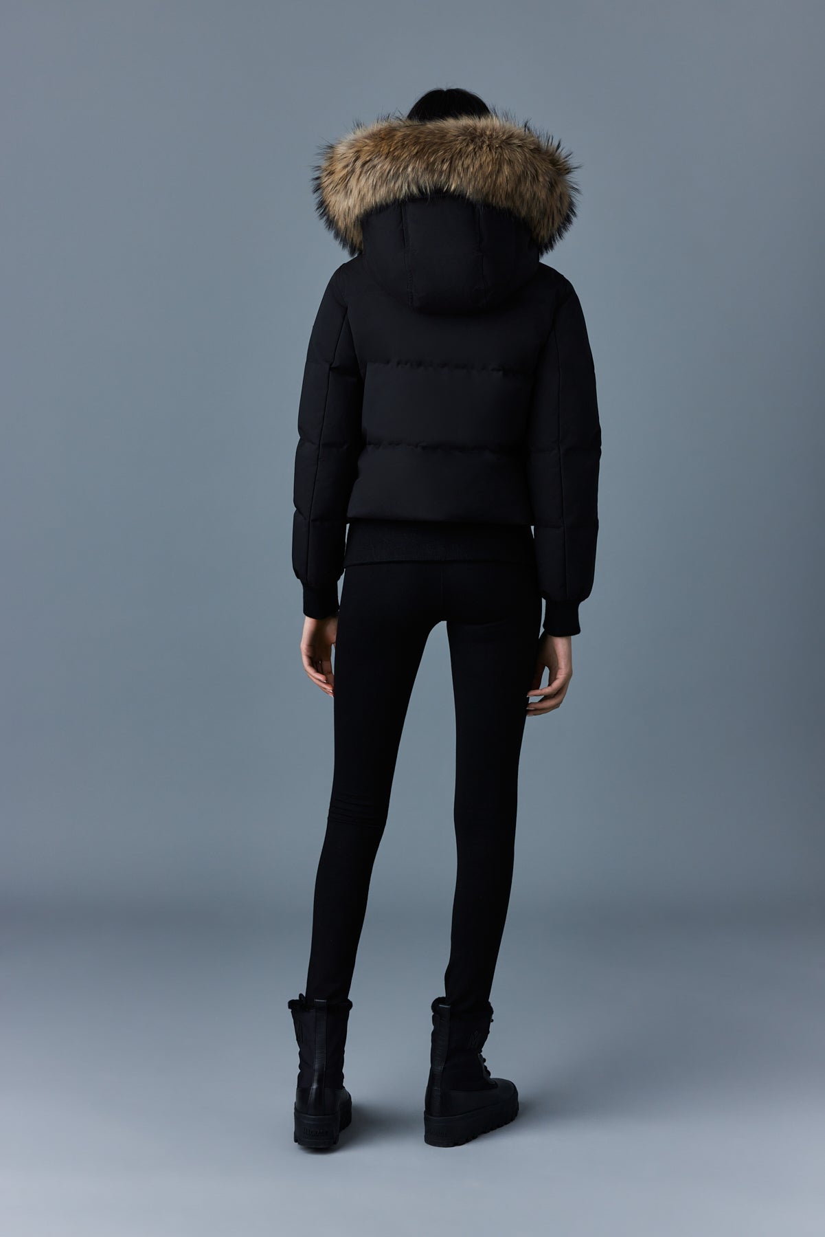 Nefi, Down jacket with removable fur trimmed hood for ladies Nefi, Down jacket with removable fur trimmed hood for ladies