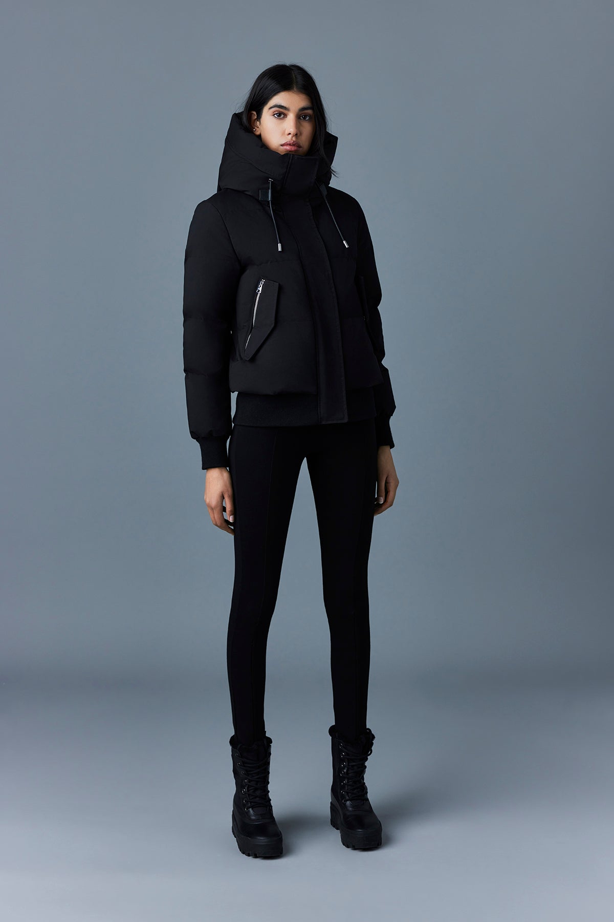 NEFI-NF Nordich tech Down jacket with hood for Women | Mackage® US