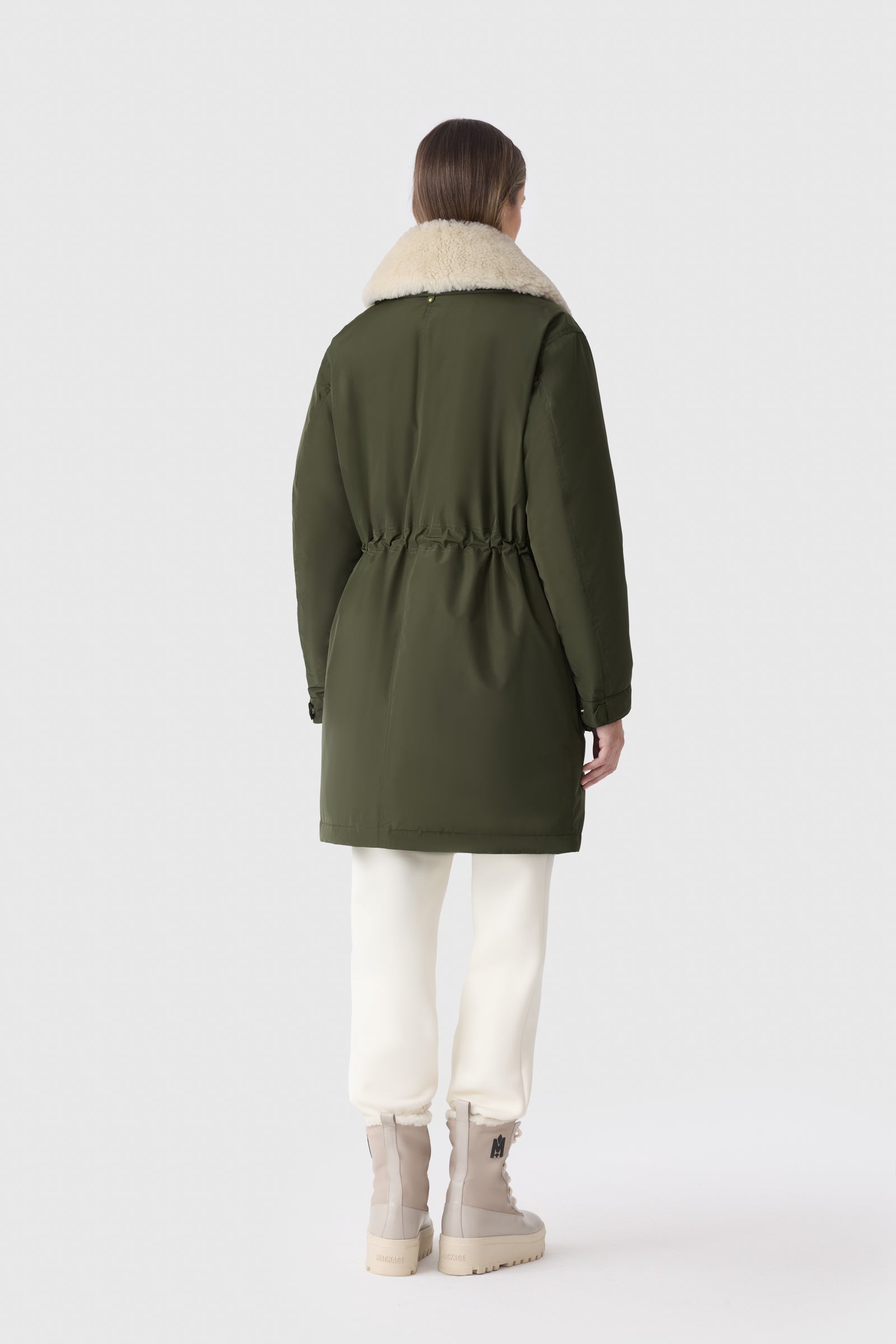 NOVA 3-in-1 Down Coat - removable Inner Layer & Shearling Collar