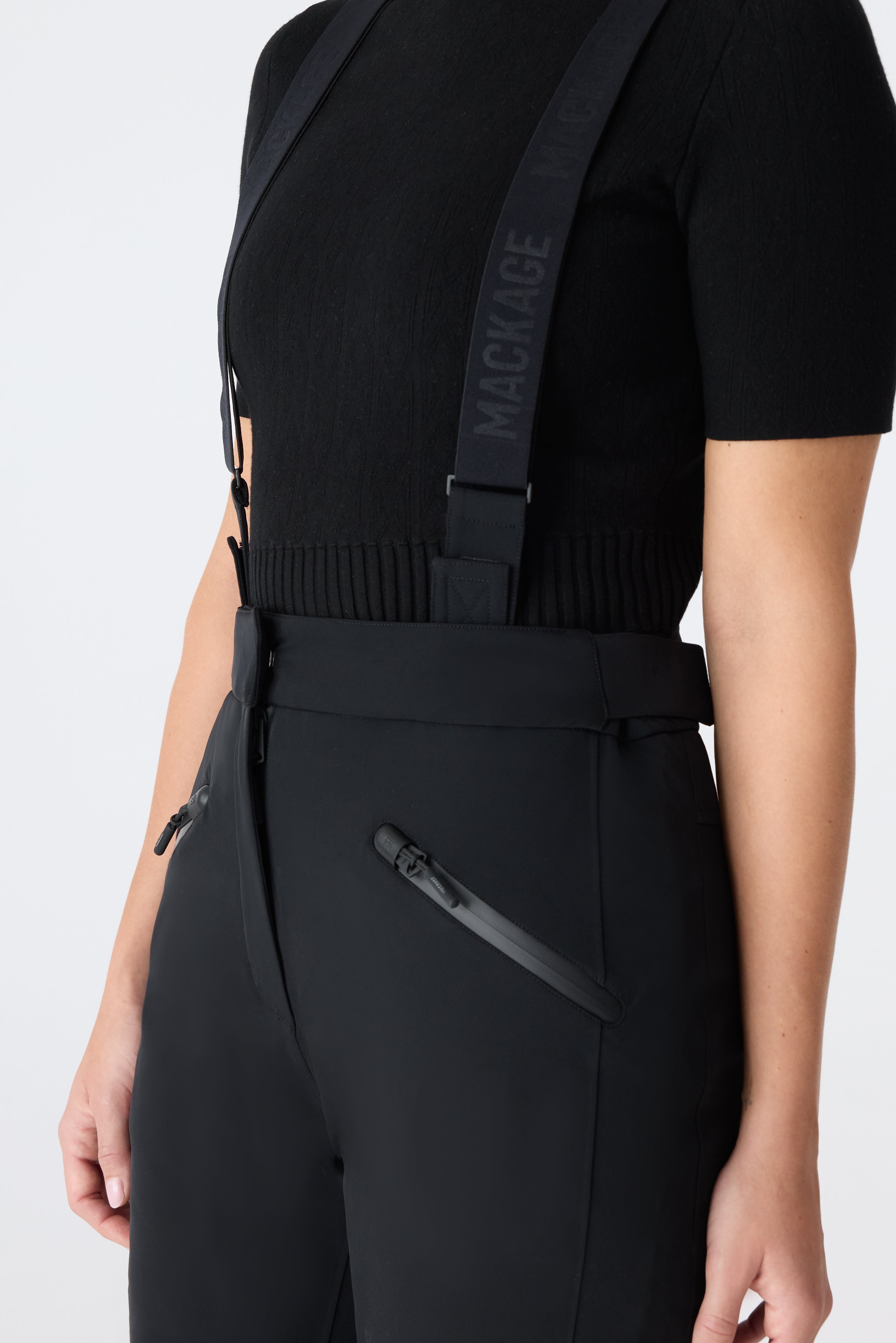 NYOMI-R Ski pant with removable suspenders for Women | Mackage US