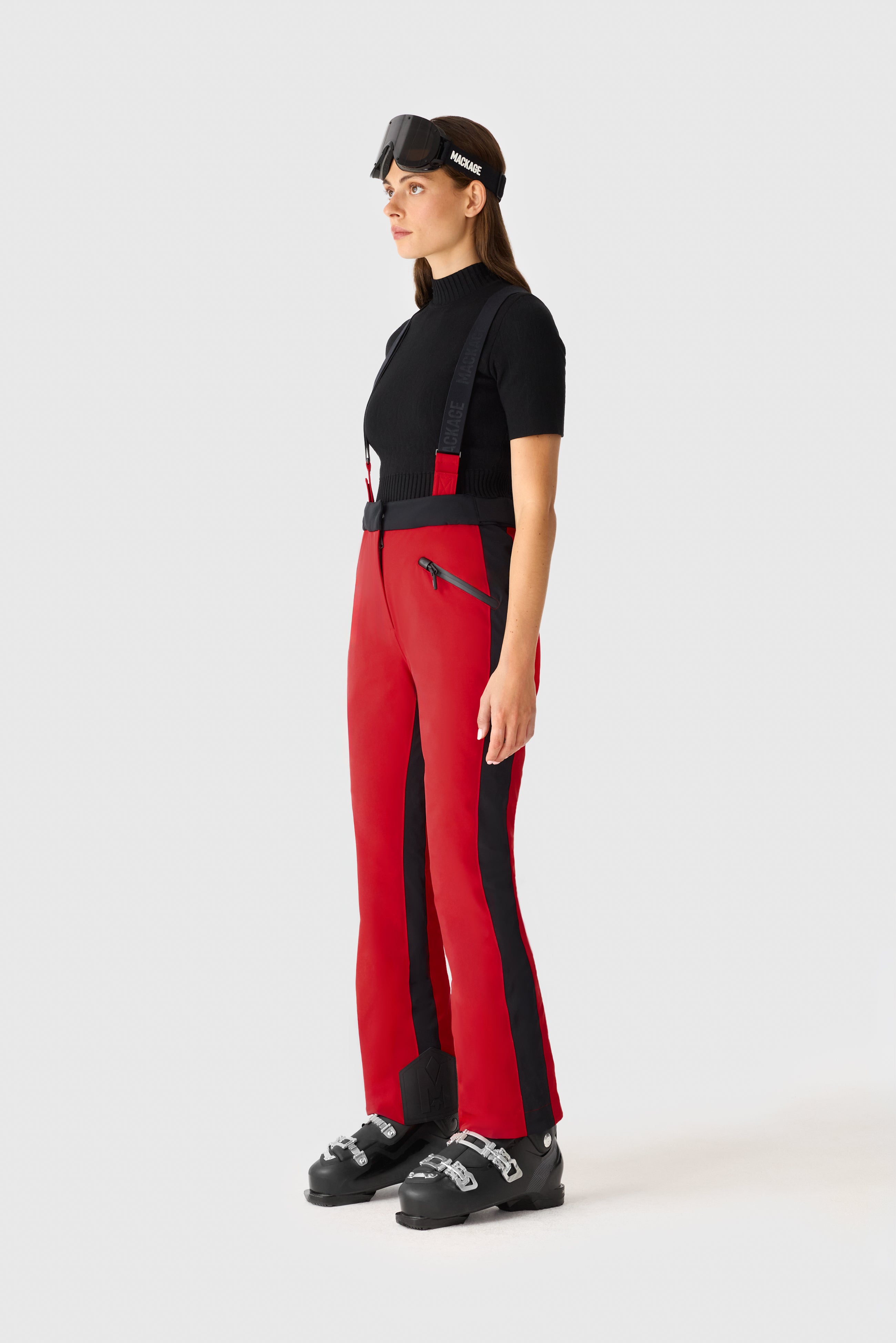 NYOMI-R Ski pantS - removable suspenders for Women | Mackage® US