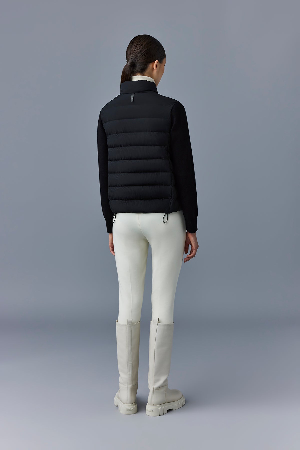 OCEANE-CITYZ, Light down mixed-media jacket for ladies