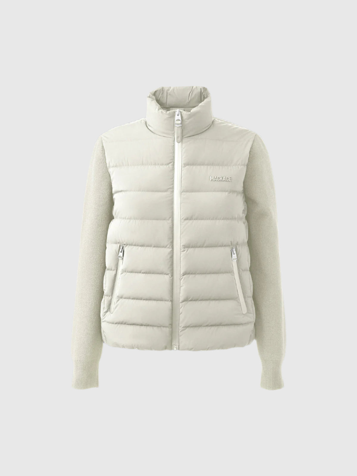 OCEANE-CITYZ, Light down mixed-media jacket for ladies