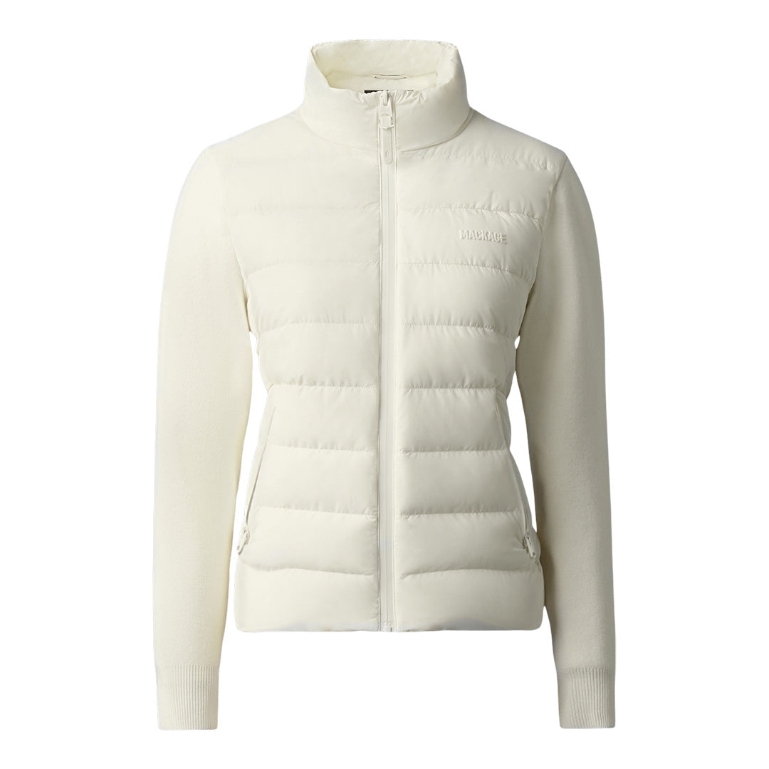 OCEANE-CITYZ, Light down mixed-media jacket for ladies
