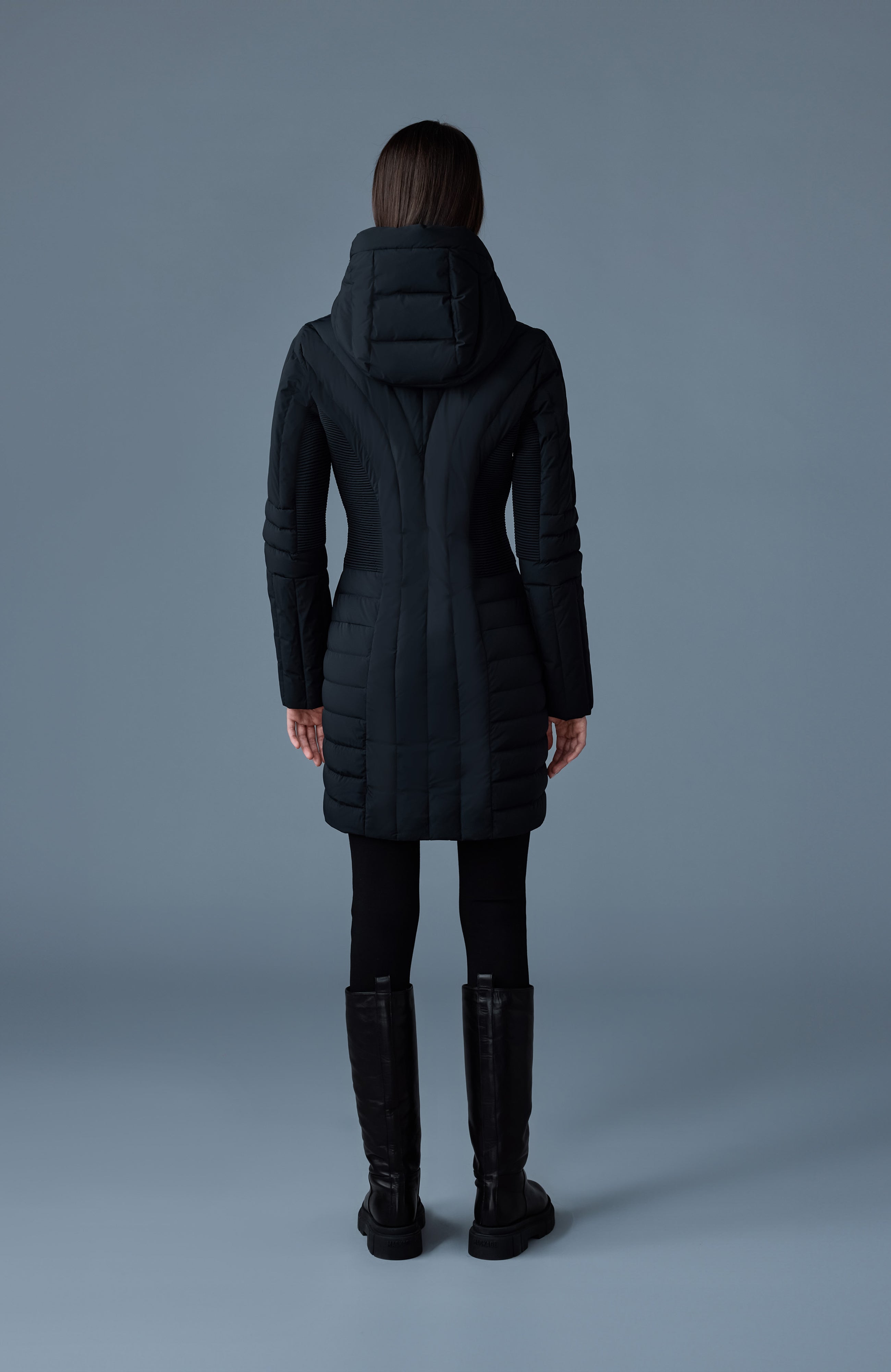 ジャケット・アウター mackage Jack, Agile-360 stretch light down jacket with hood for men