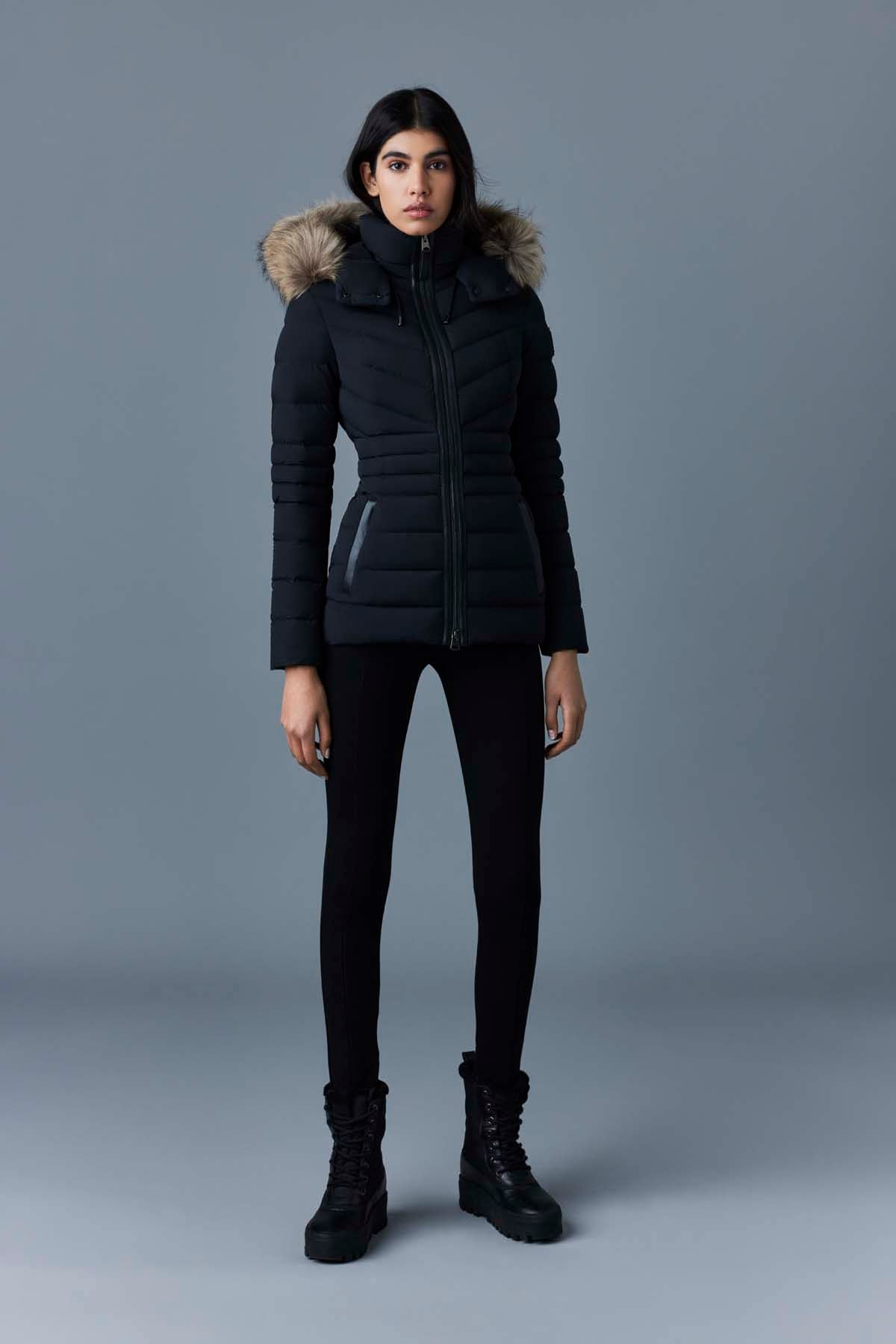 MACKAGE マッカージュ PATSY-SH（Sサイズ） Patsy-F, Agile 360 down jacket with natural fur for ladies