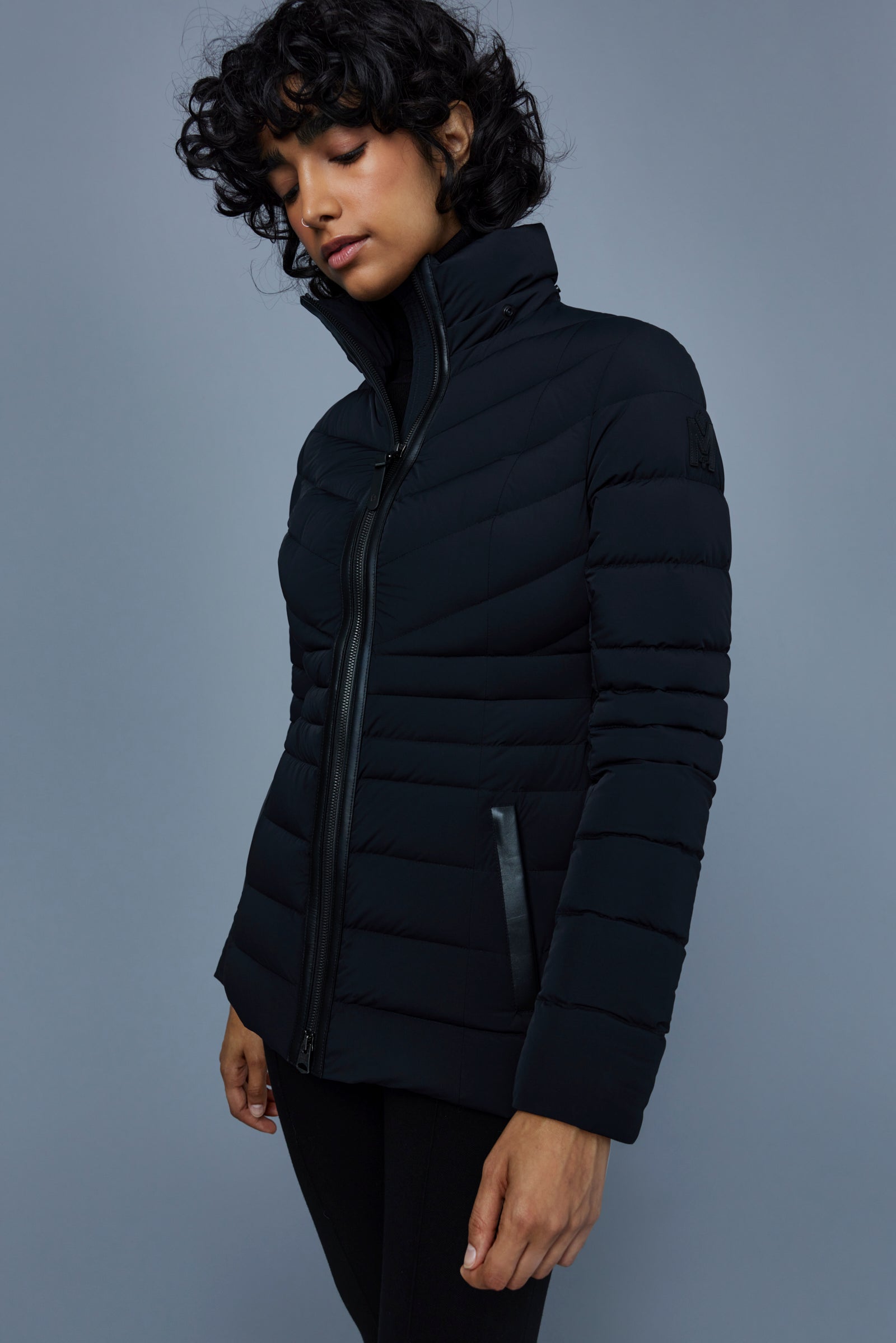 PATSY-NFRZ Down jacket with hood for Women | Mackage® US