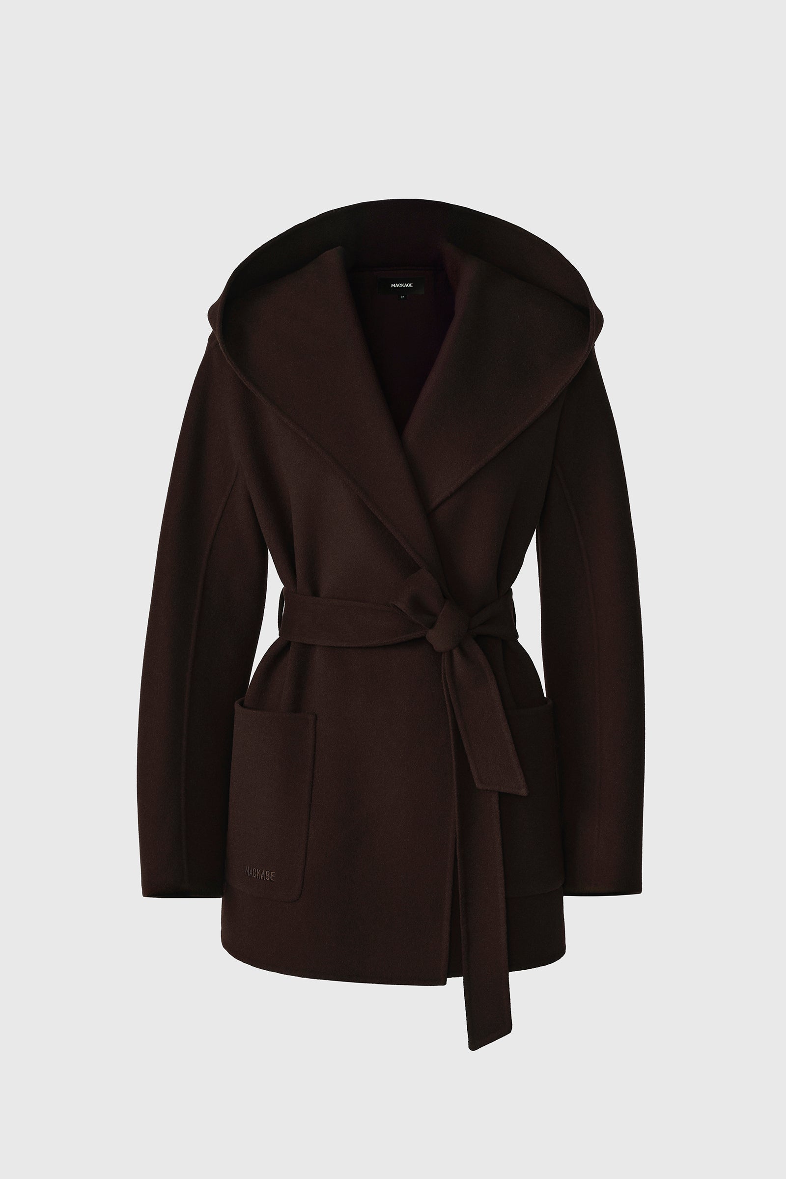 PAYA-Z Wool Wrap Coat With Sash Belt for Women | Mackage® US