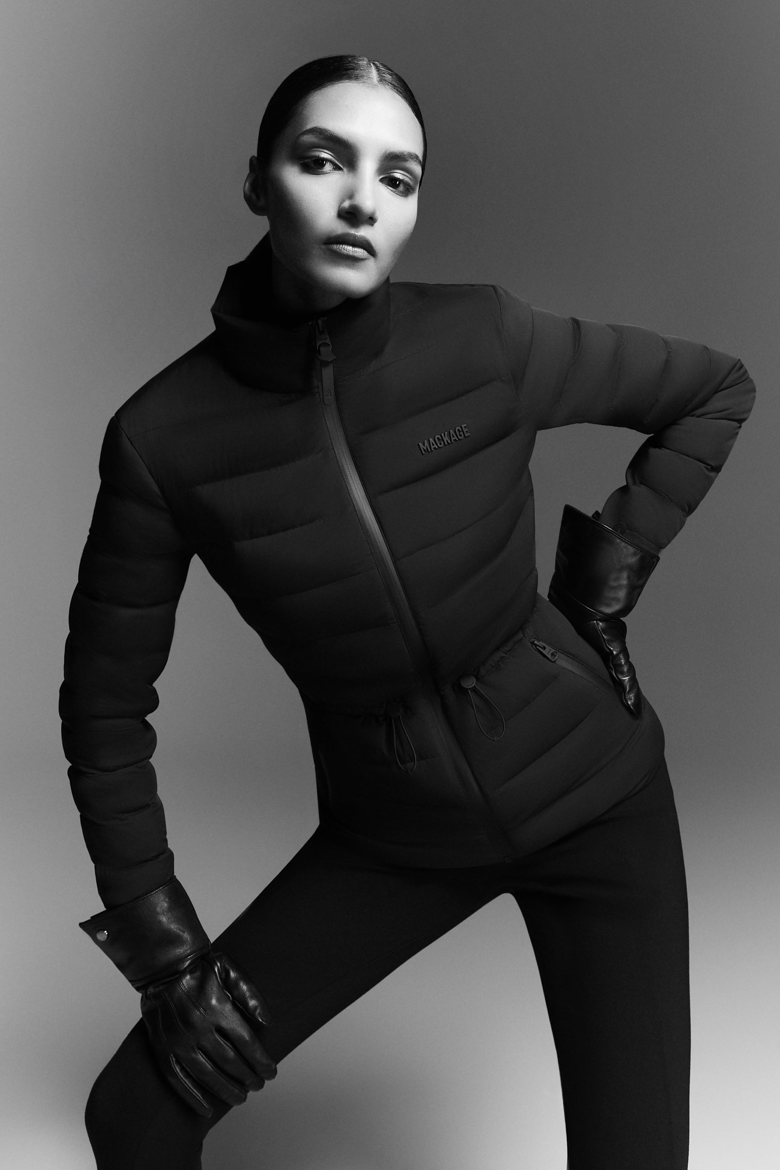 Victor, Lustrous light down jacket with hood for men