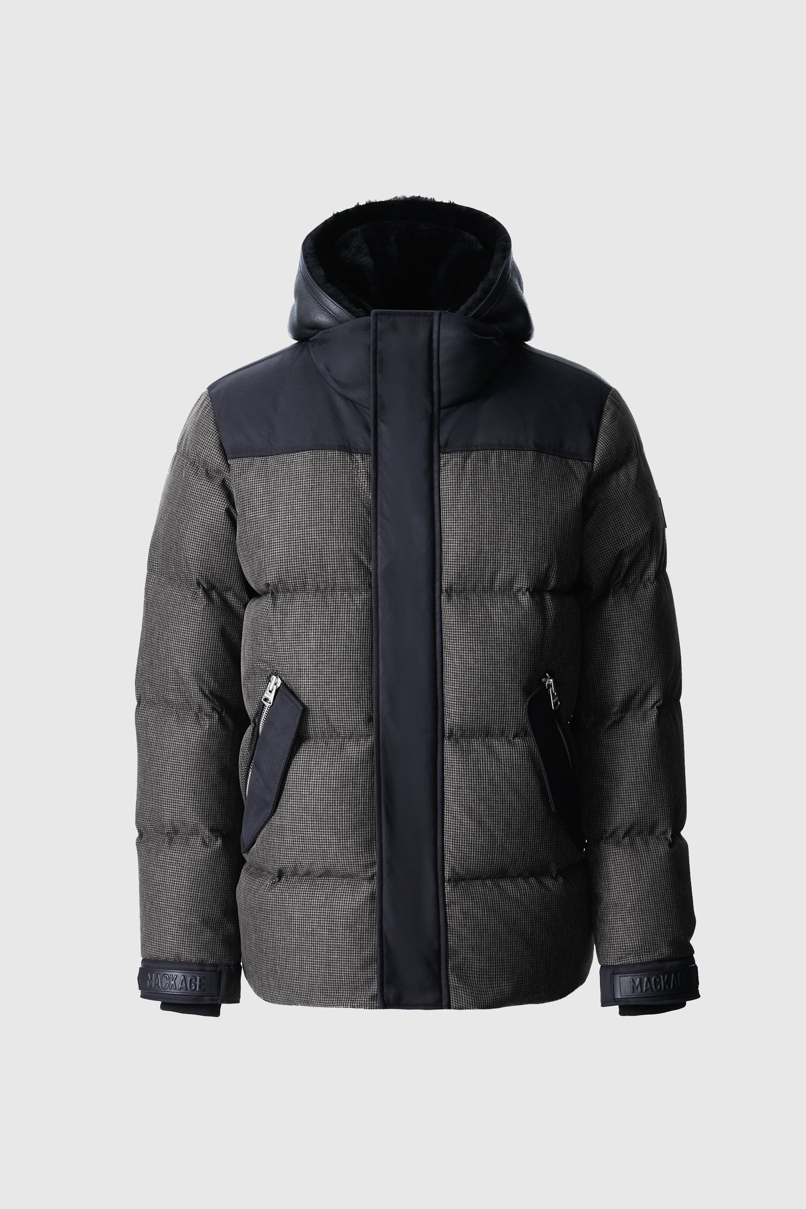 RILEY-MHT Down Jacket With Removable Bib and Hood for Men | Mackage US