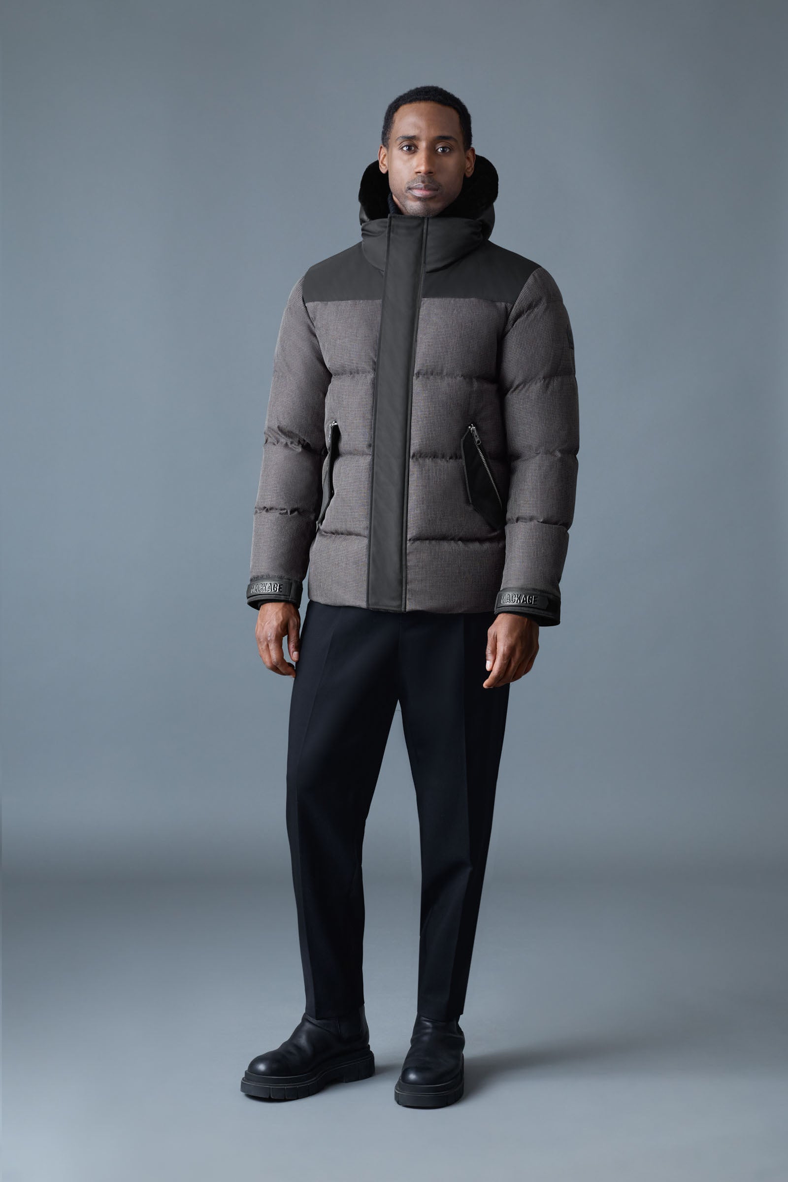 RILEY-MHT Down Jacket - removable Bib & Hood for Men | Mackage® US