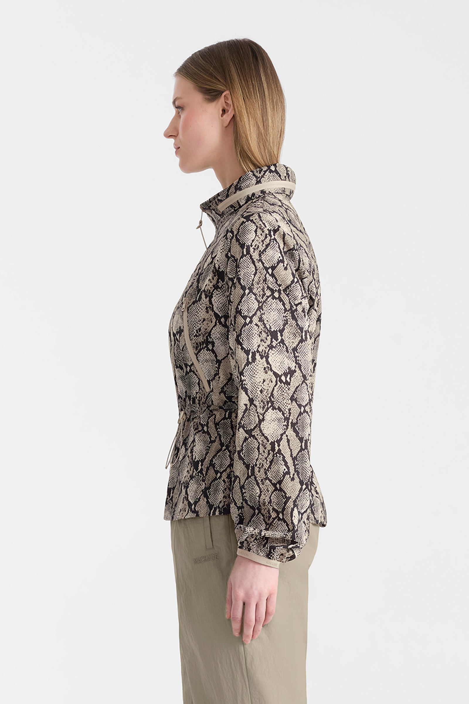 ROXY-PR Snake Pattern Rain Jacket for Women | Mackage® US