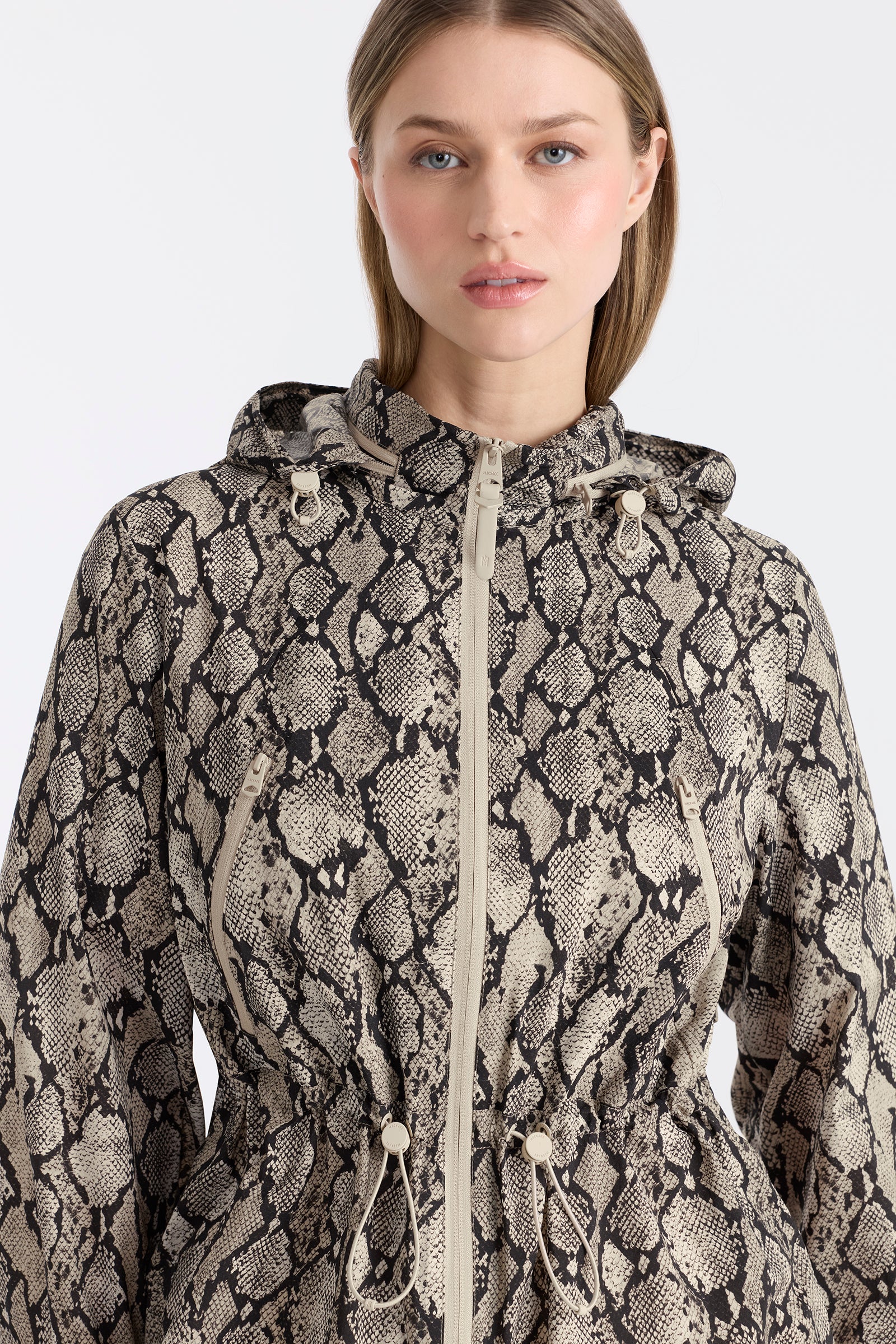 ROXY-PR Snake Pattern Rain Jacket for Women | Mackage® US