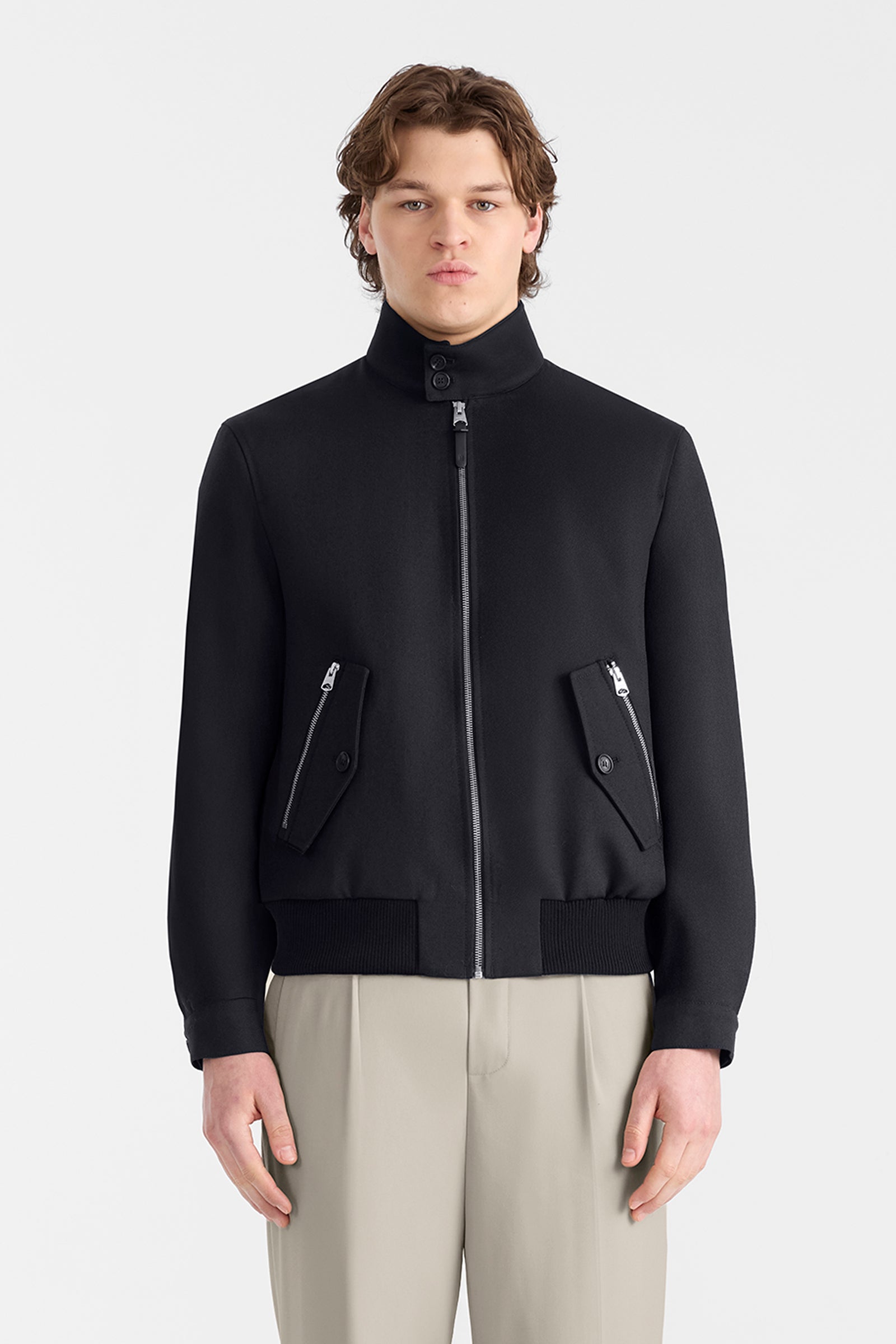 ROYCE Wool Gabardine Blouson Jacket for Men | Mackage® US
