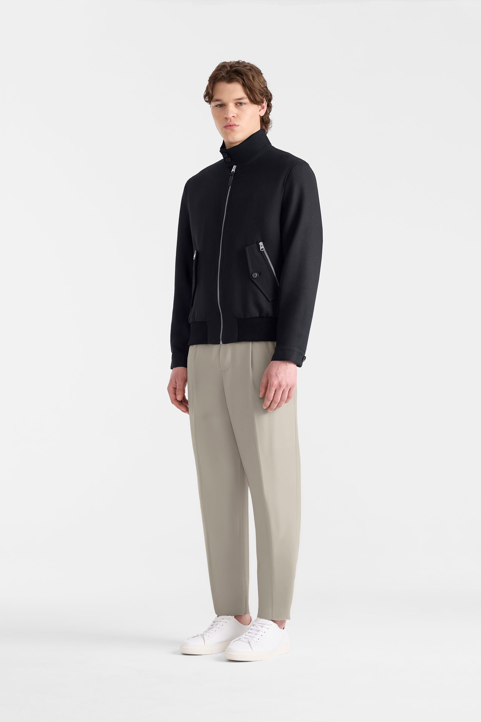 ROYCE Wool Gabardine Blouson Jacket for Men | Mackage® US