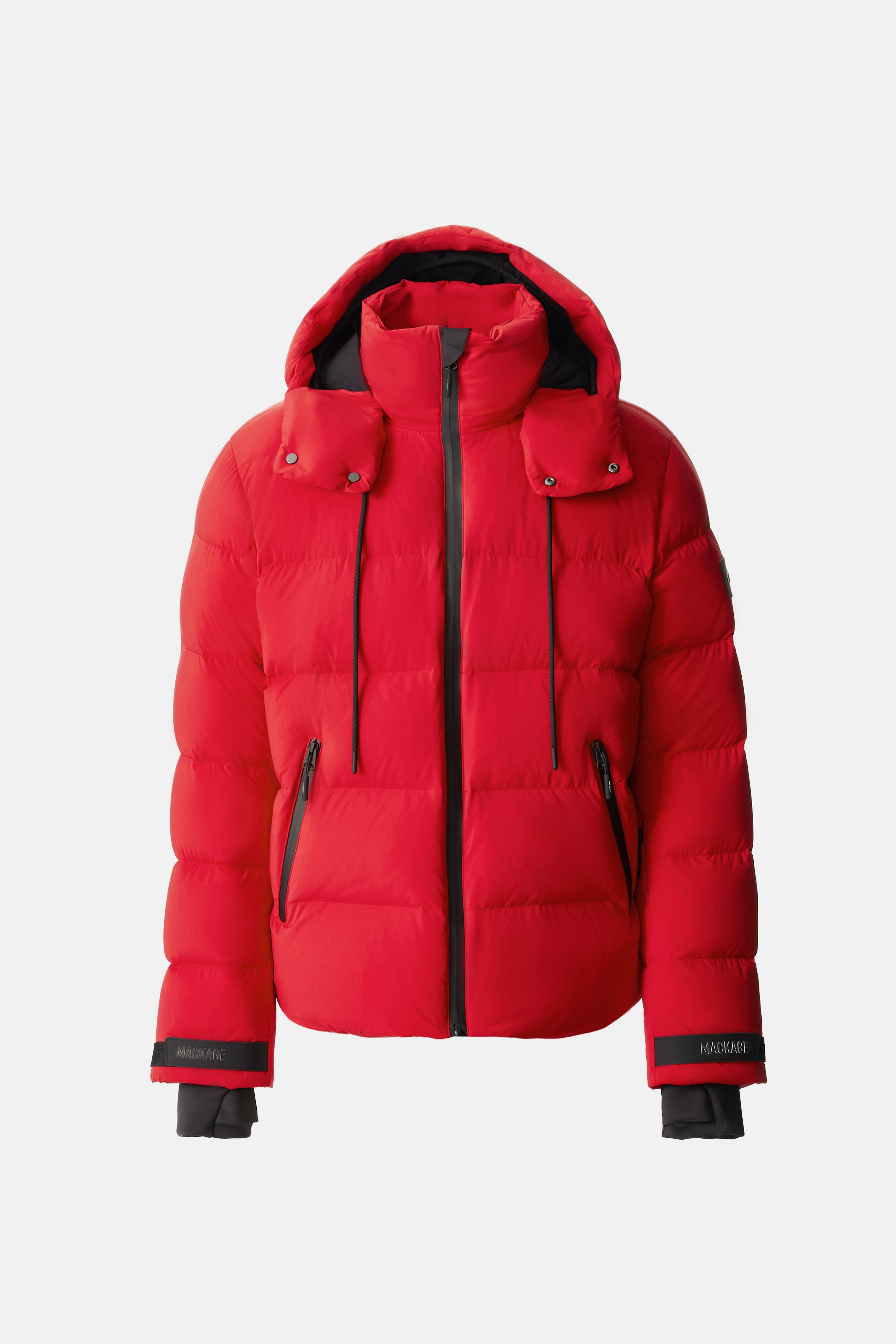 Samuel, Medium down jacket with hood for men | Mackage® US