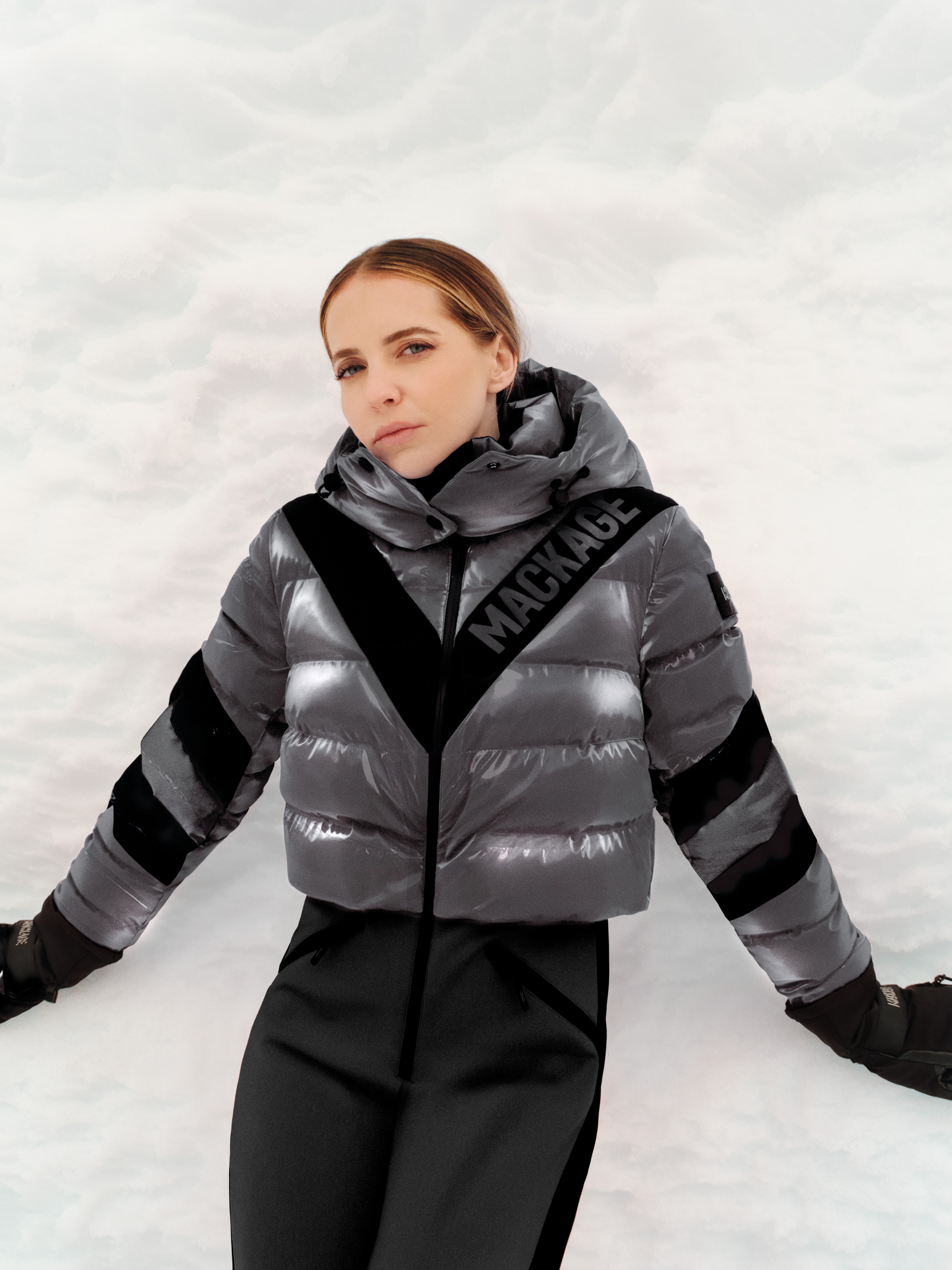 SATORY-GLO High-Gloss Down Ski Suit for Women | Mackage® US