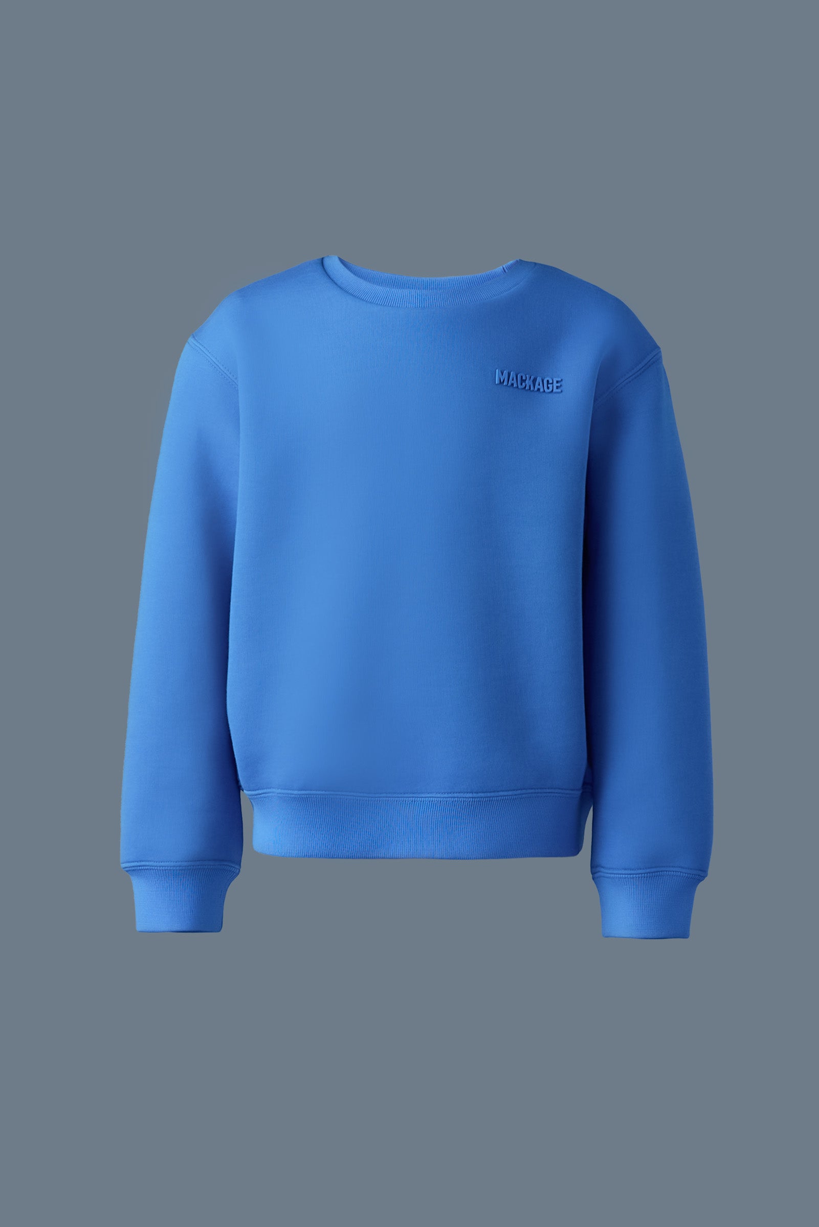 【Mackage】Men's Sweatshirt MAX-VT 2 Colors Mackage Men's MAX-VT Double Face Jersey Sweatshirt With