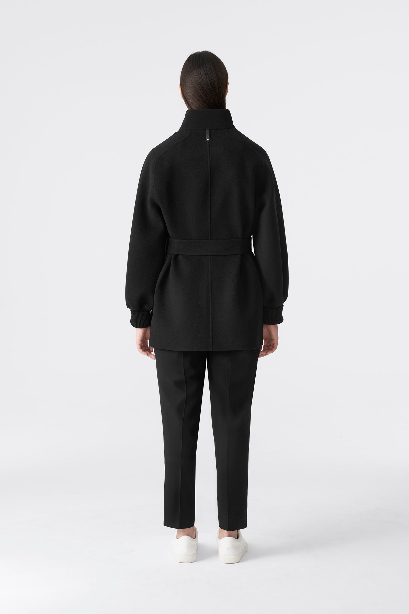 SHANIA Wool Belted Jacket for Women | Mackage® US