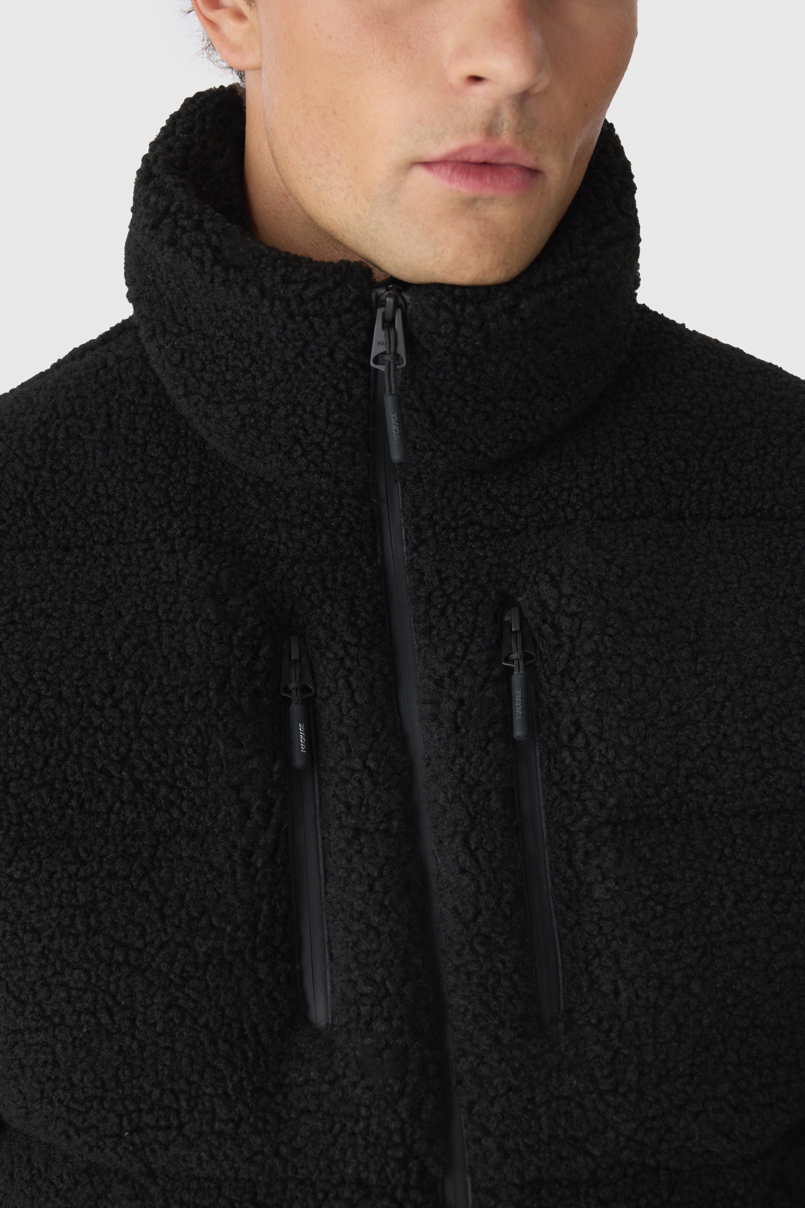 SHEPARD Down Teddy Jacket With Powder Skirt for Men | Mackage® US