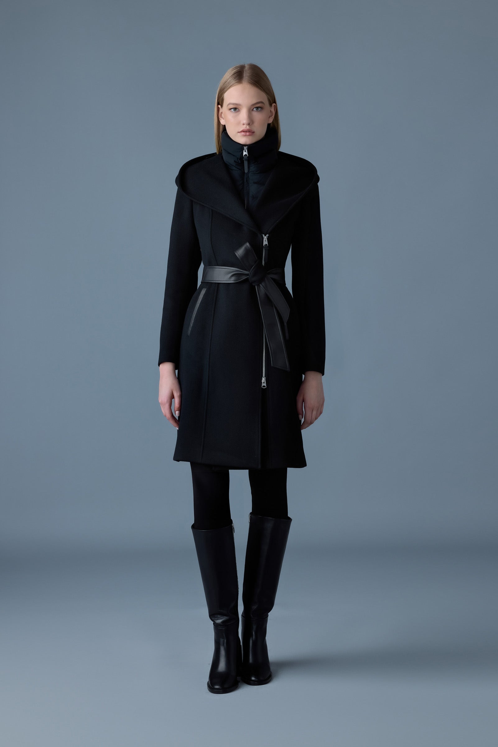 値下げ　shaggy wool soutien collar long coat 値下げ shaggy wool soutien collar long coat