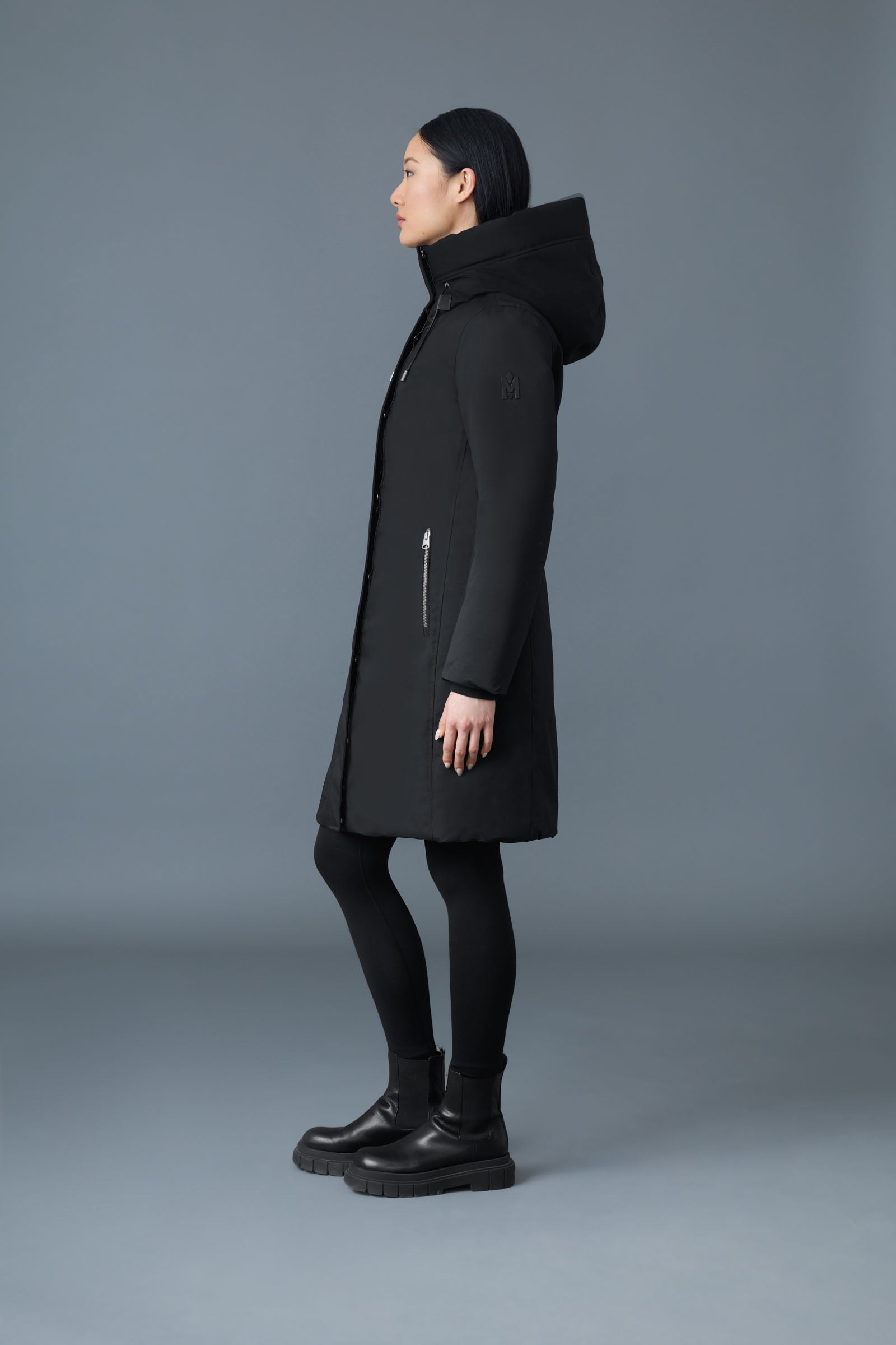 SHILOH-NFZ 2-in-1 Fitted down coat with removable bib for Women